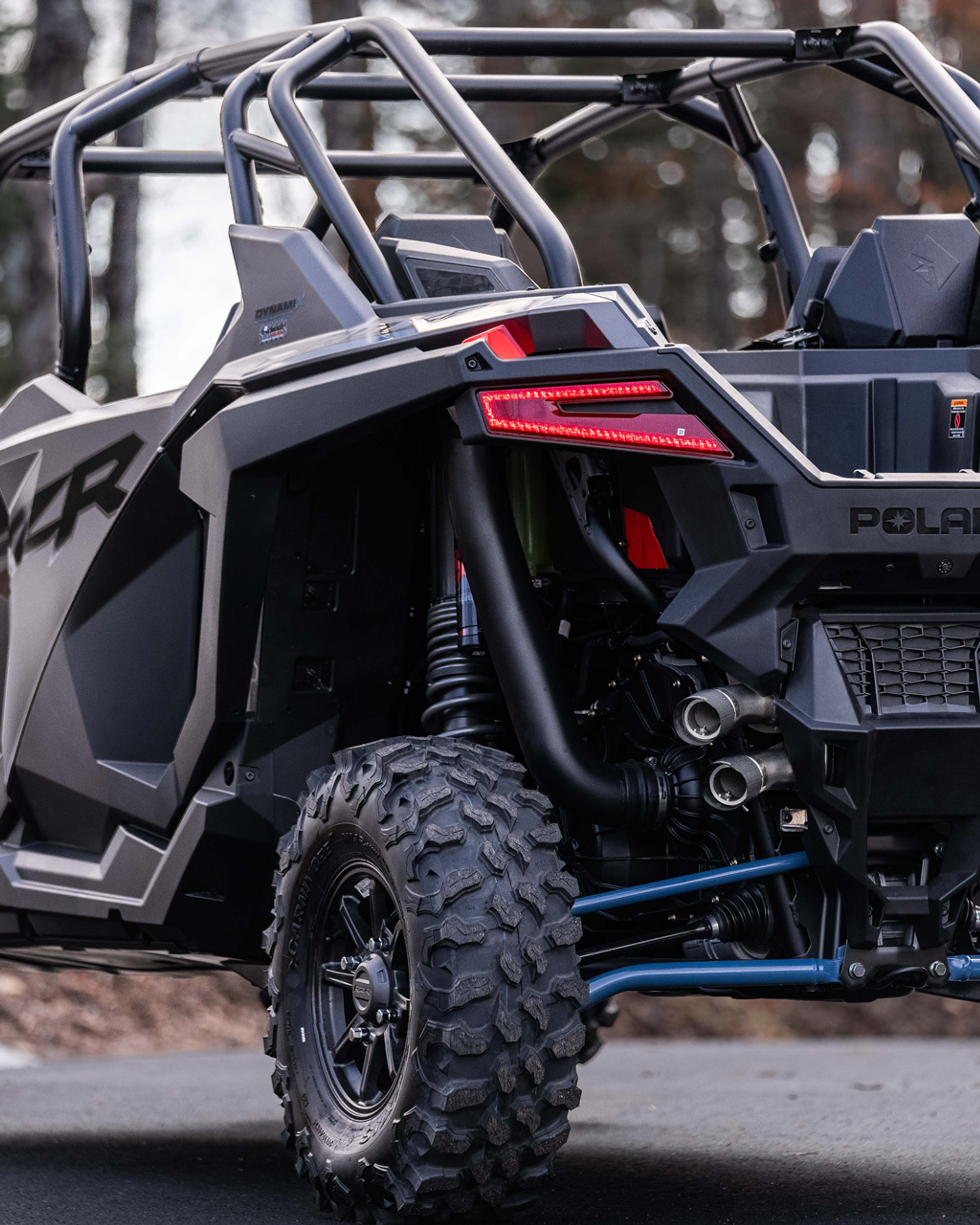 Polaris RZR showing their MBRP exhaust