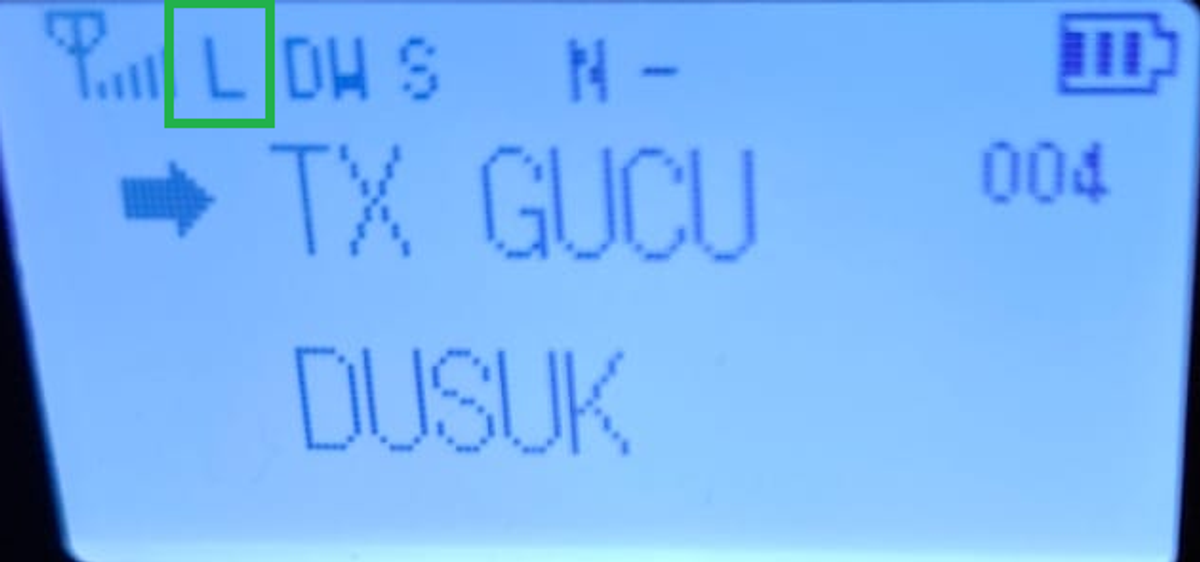 Şekil-3 Cihaz Tx Gücü
