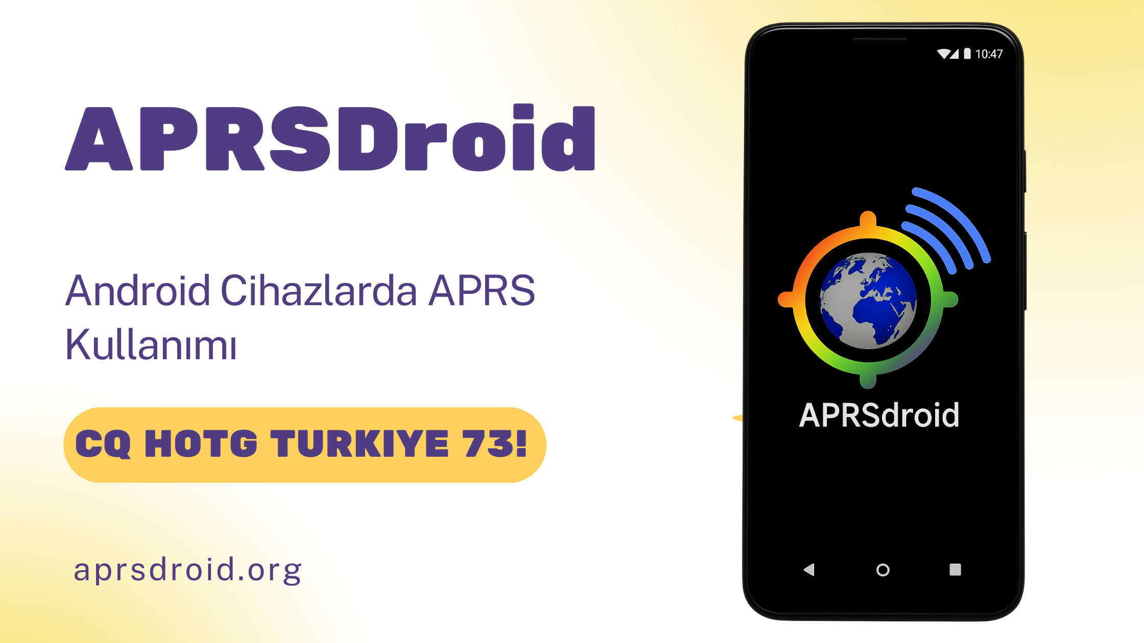 Cep Telefonundan APRS : APRSDroid