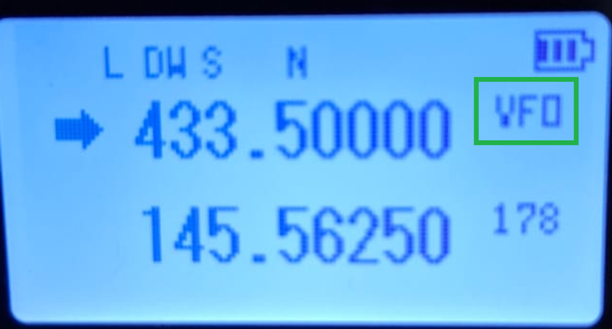 Şekil-2 VFO Mod