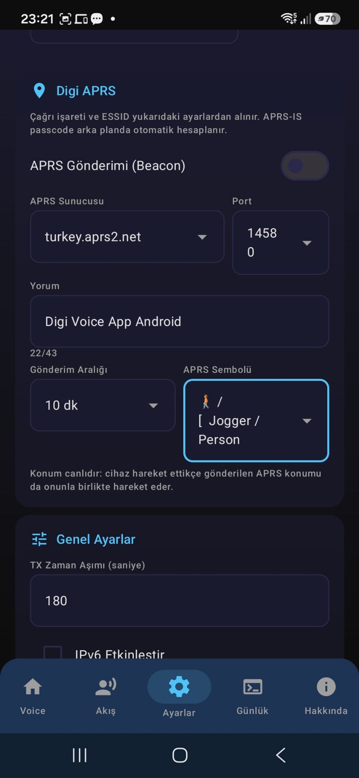Digi Voice favori talkgroup ekleme