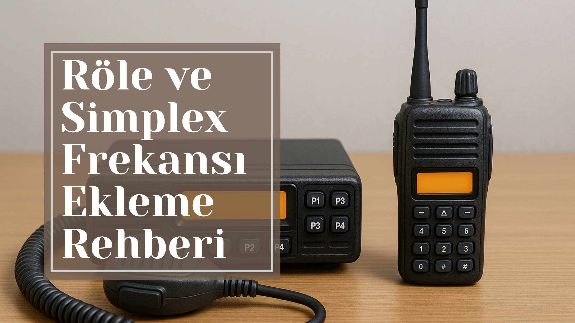 Amatör Telsizlere Röle ve Simplex Frekansı Ekleme Rehberi