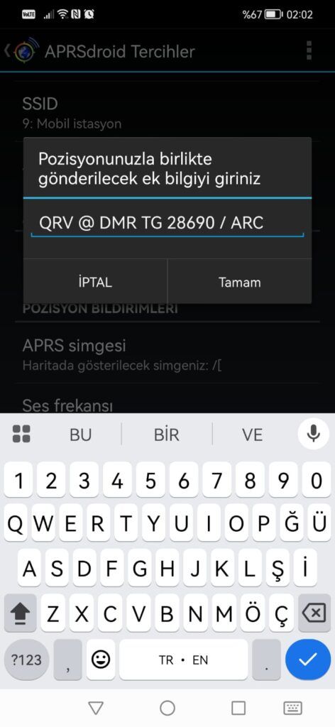 Şekil 14 - Yorum Alanı