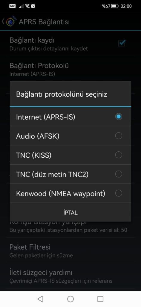 Şekil12 - Bağlantı Protokolü