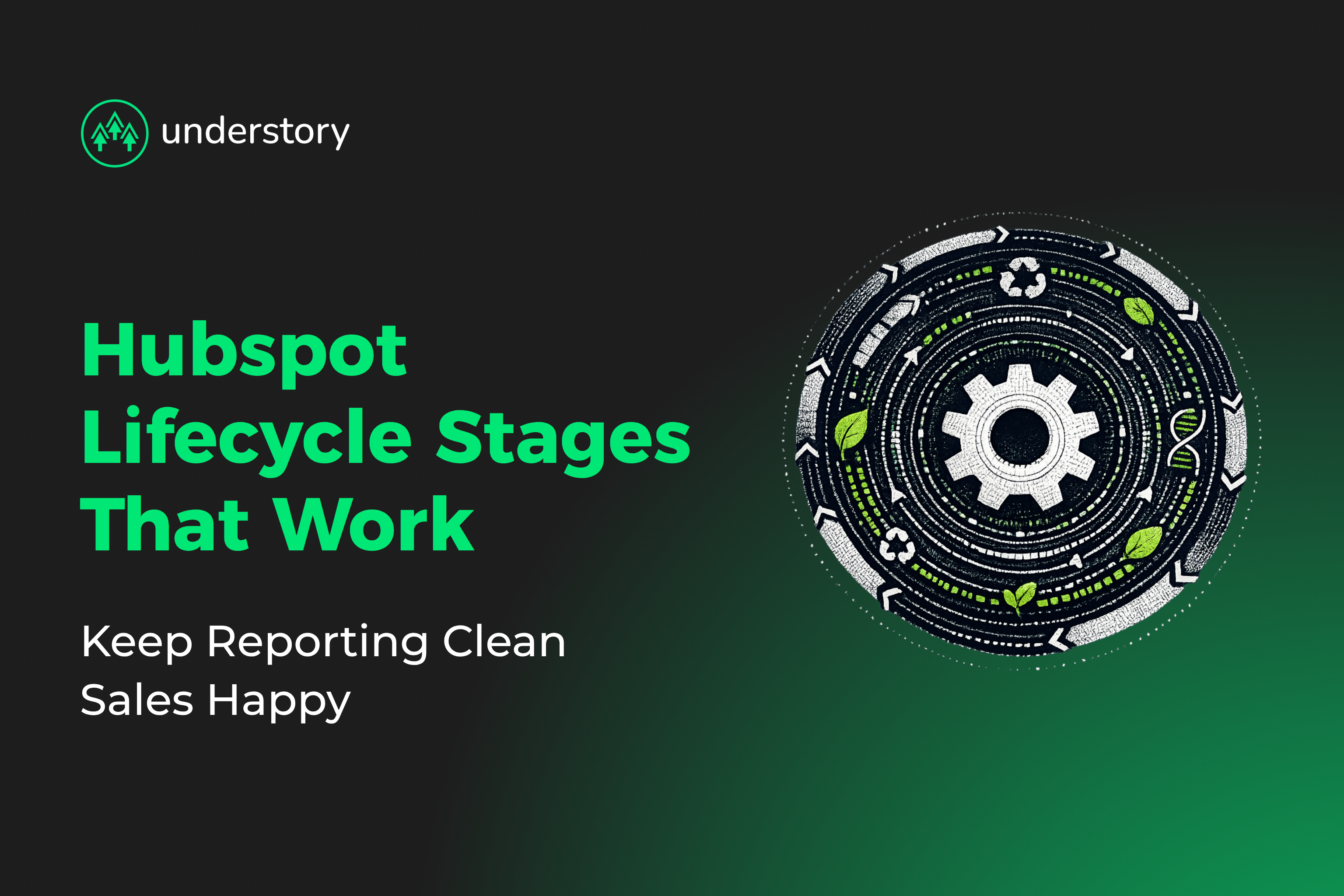 HubSpot lifecycle stage pipeline reporting dashboard aligned between SaaS marketing and sales teams
