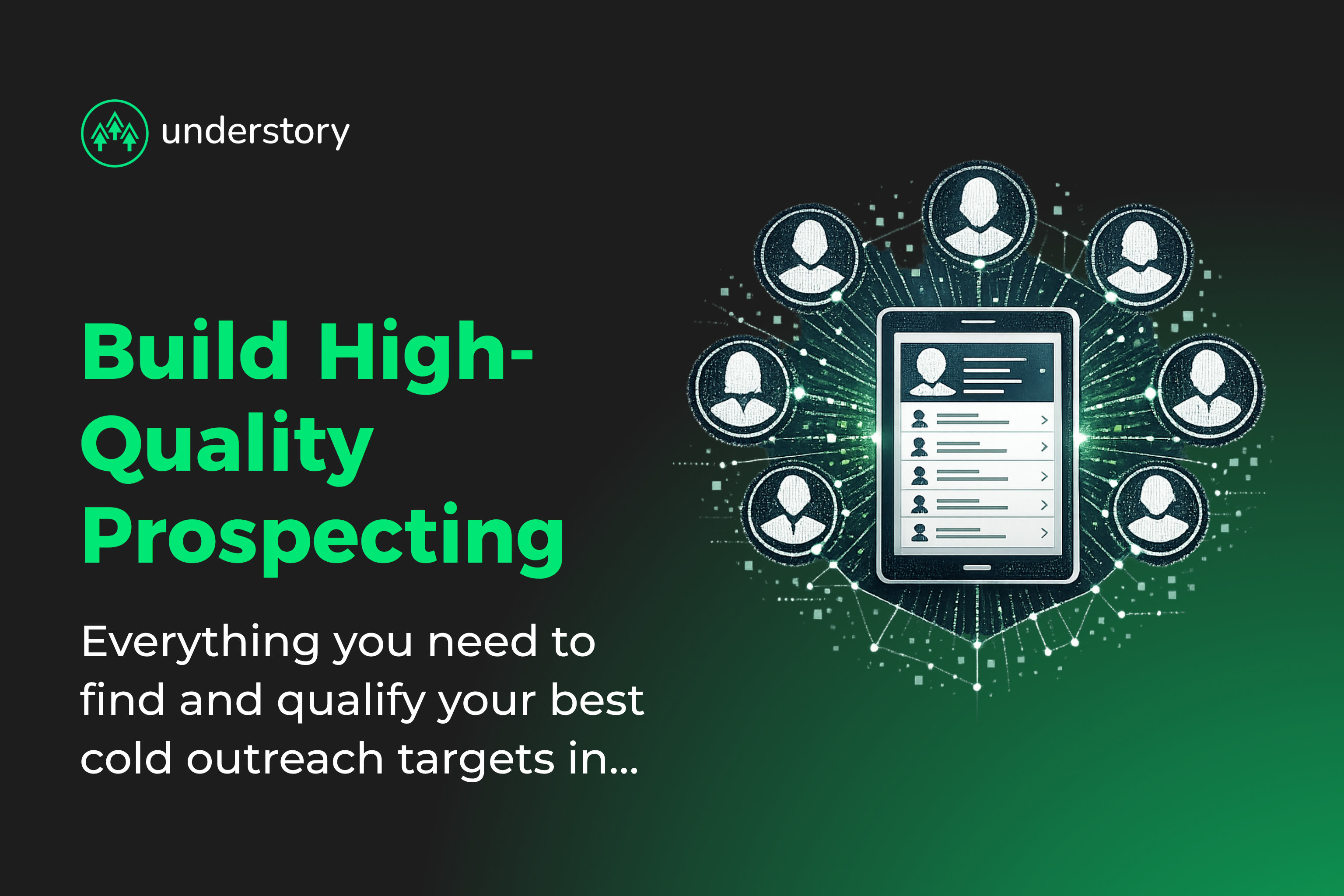 SaaS prospecting list building and cold outreach coordination for B2B pipeline growth