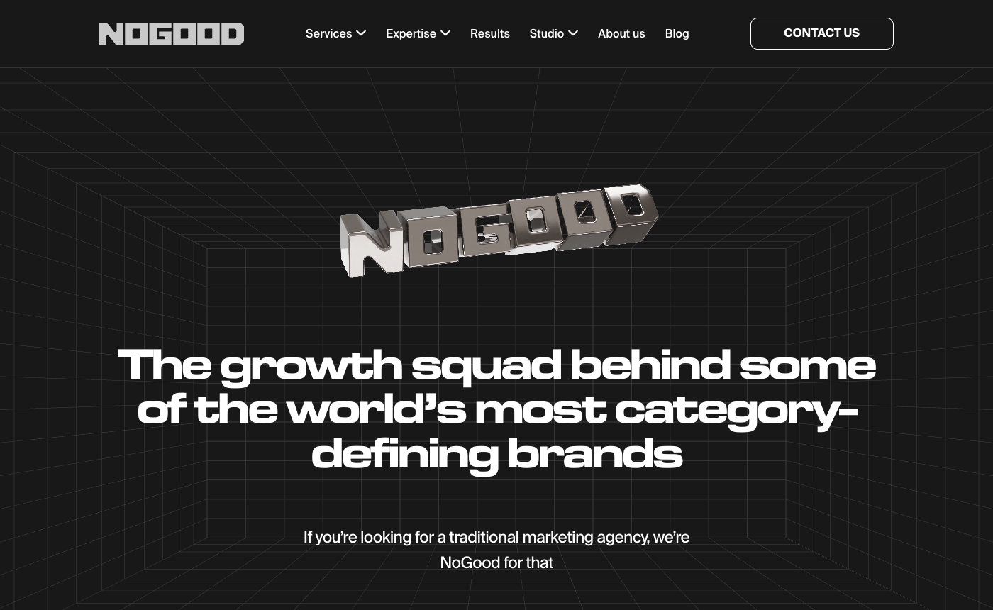 NoGood homepage