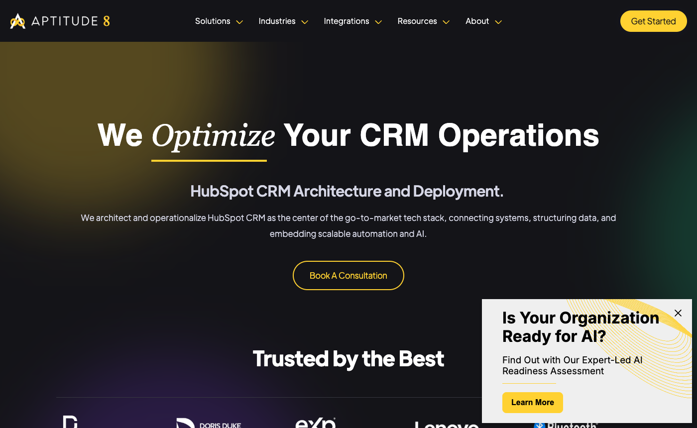 Aptitude 8 homepage