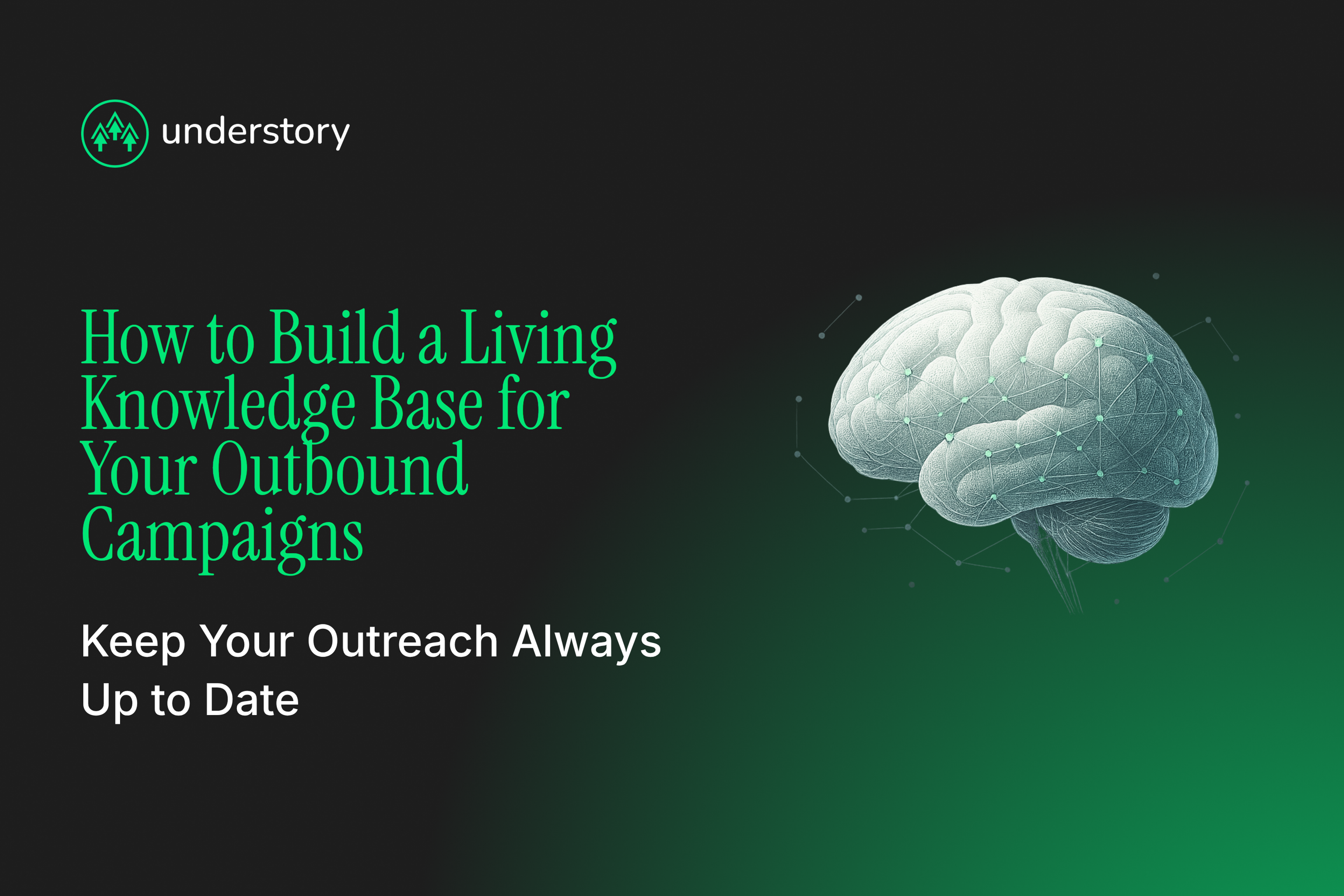 Living outbound knowledge base connecting ICP cards, battlecards, and sequence library