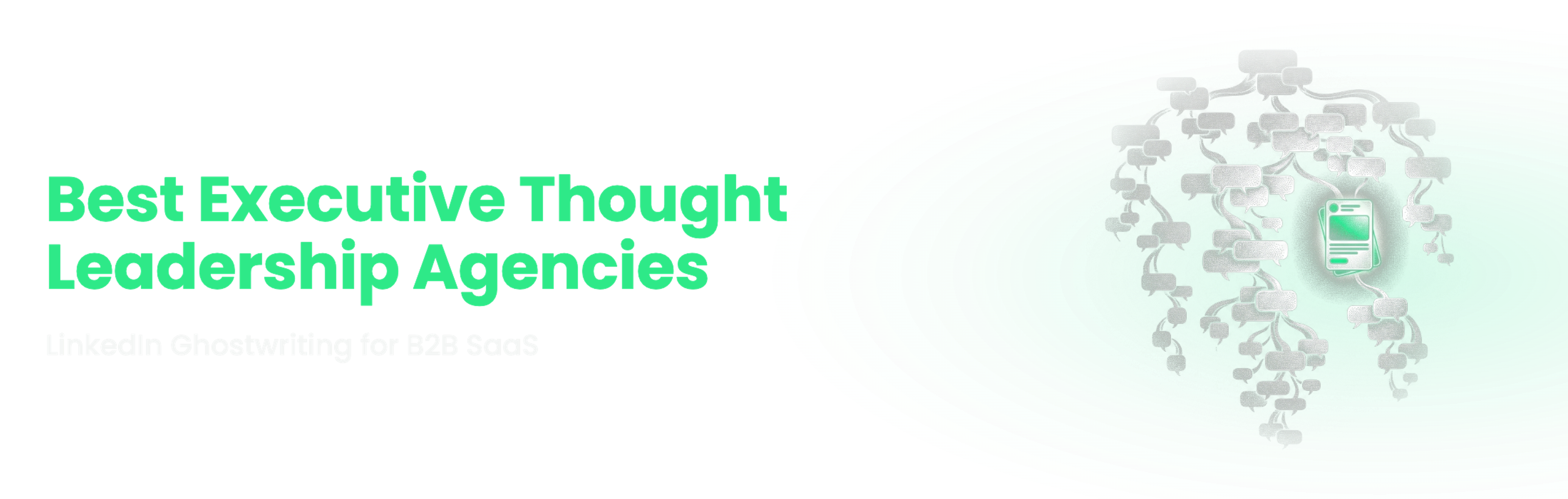 Understory Agency blog banner: 6 Best Executive Thought Leadership and LinkedIn Ghostwriting Agencies for B2B SaaS [2026]