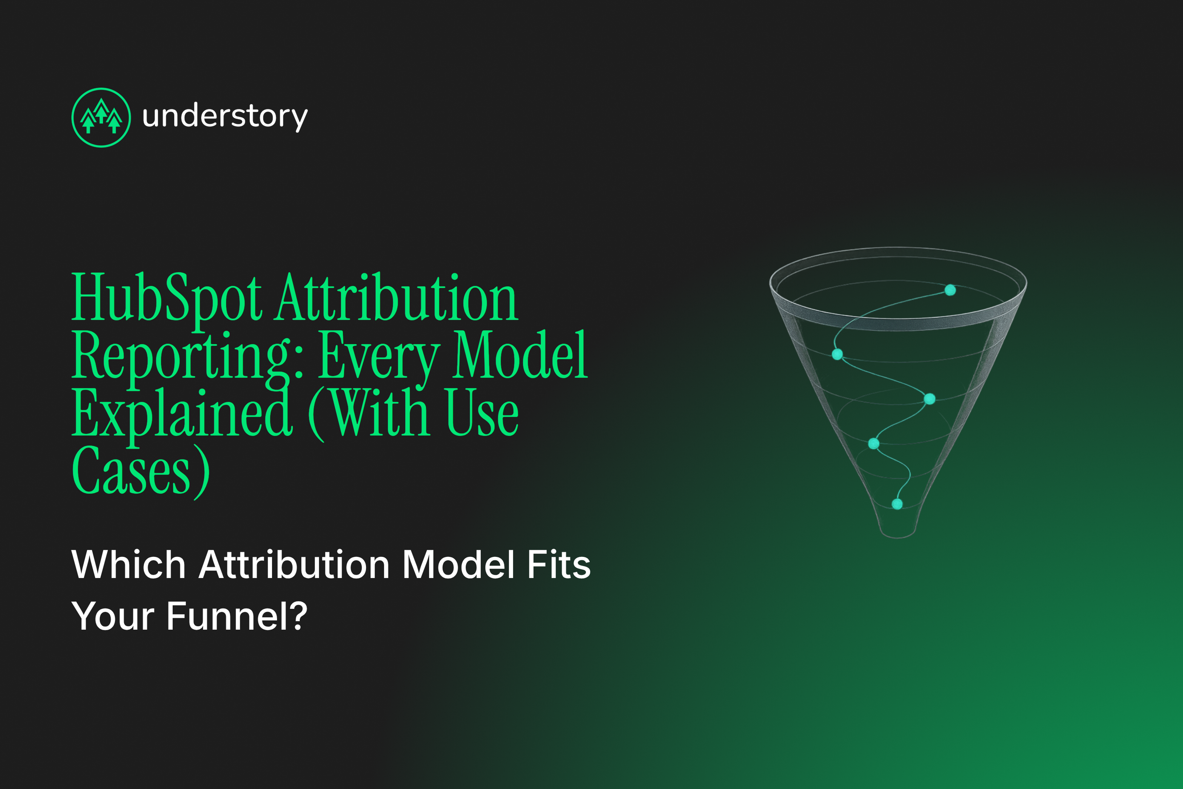 Comparing HubSpot multi-touch attribution models assigning weighted credit to touchpoints along a SaaS buyer journey