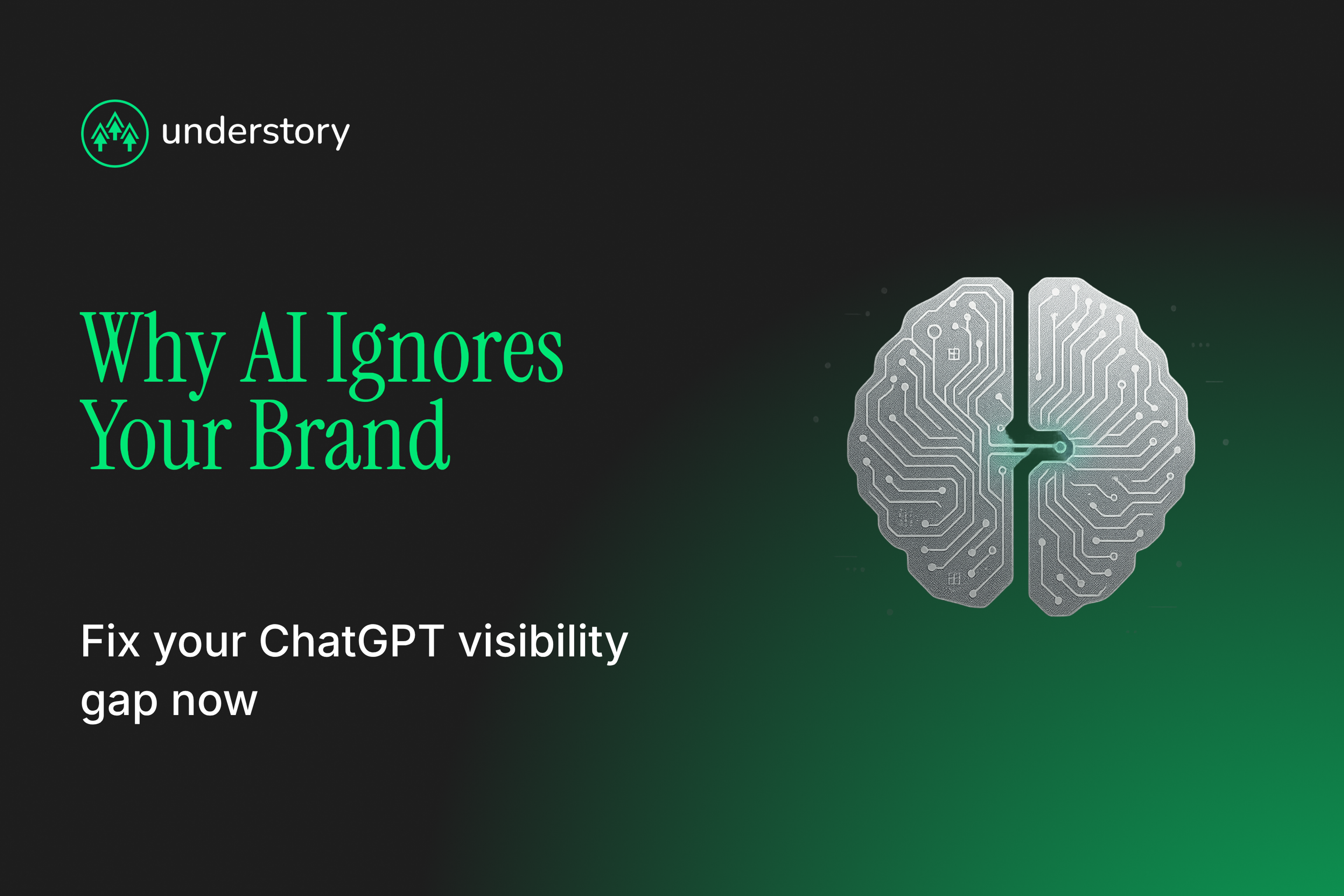 AI search visibility concept showing brand mentions in ChatGPT answers and Google AI Overviews