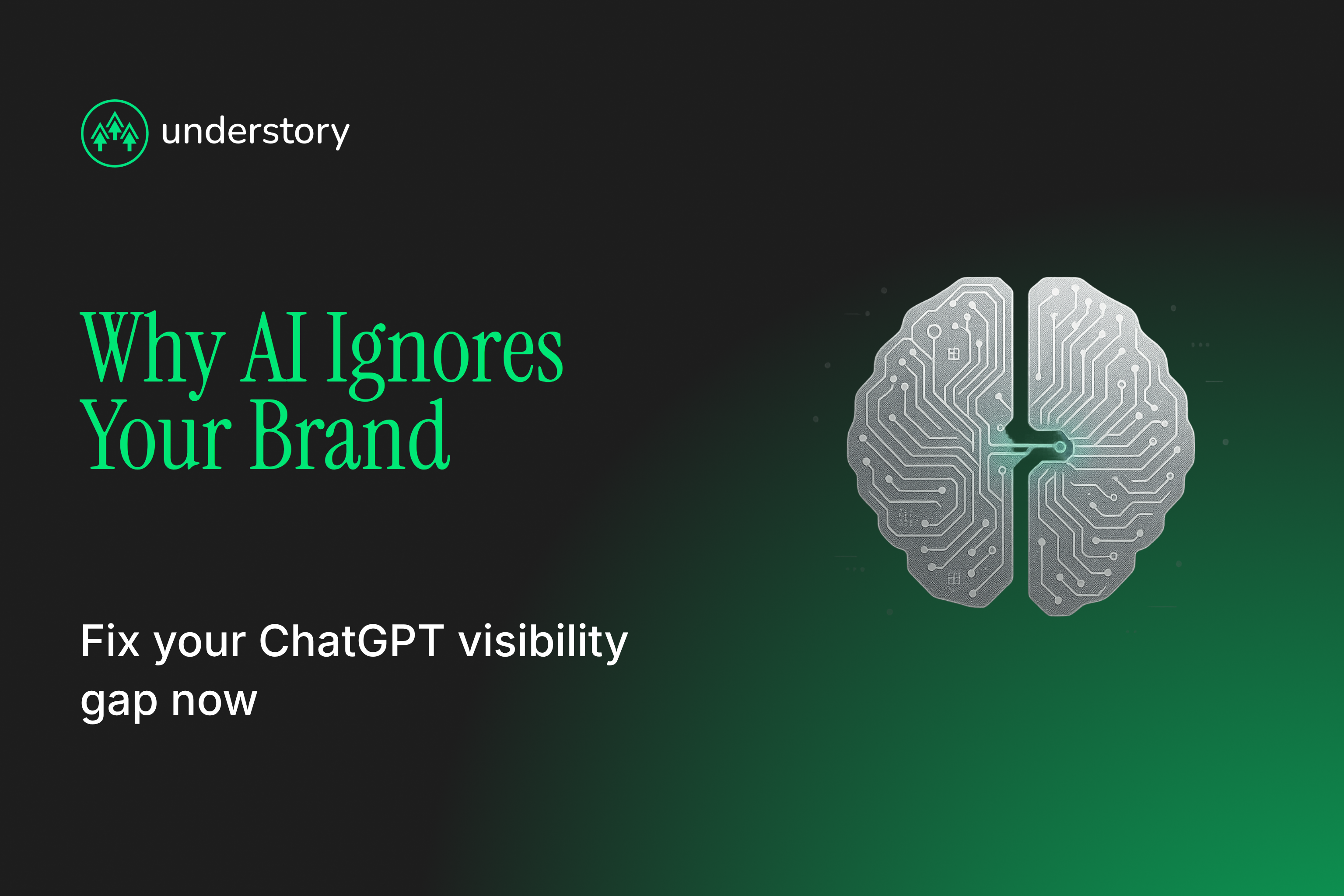 AI search visibility concept showing brand mentions in ChatGPT answers and Google AI Overviews