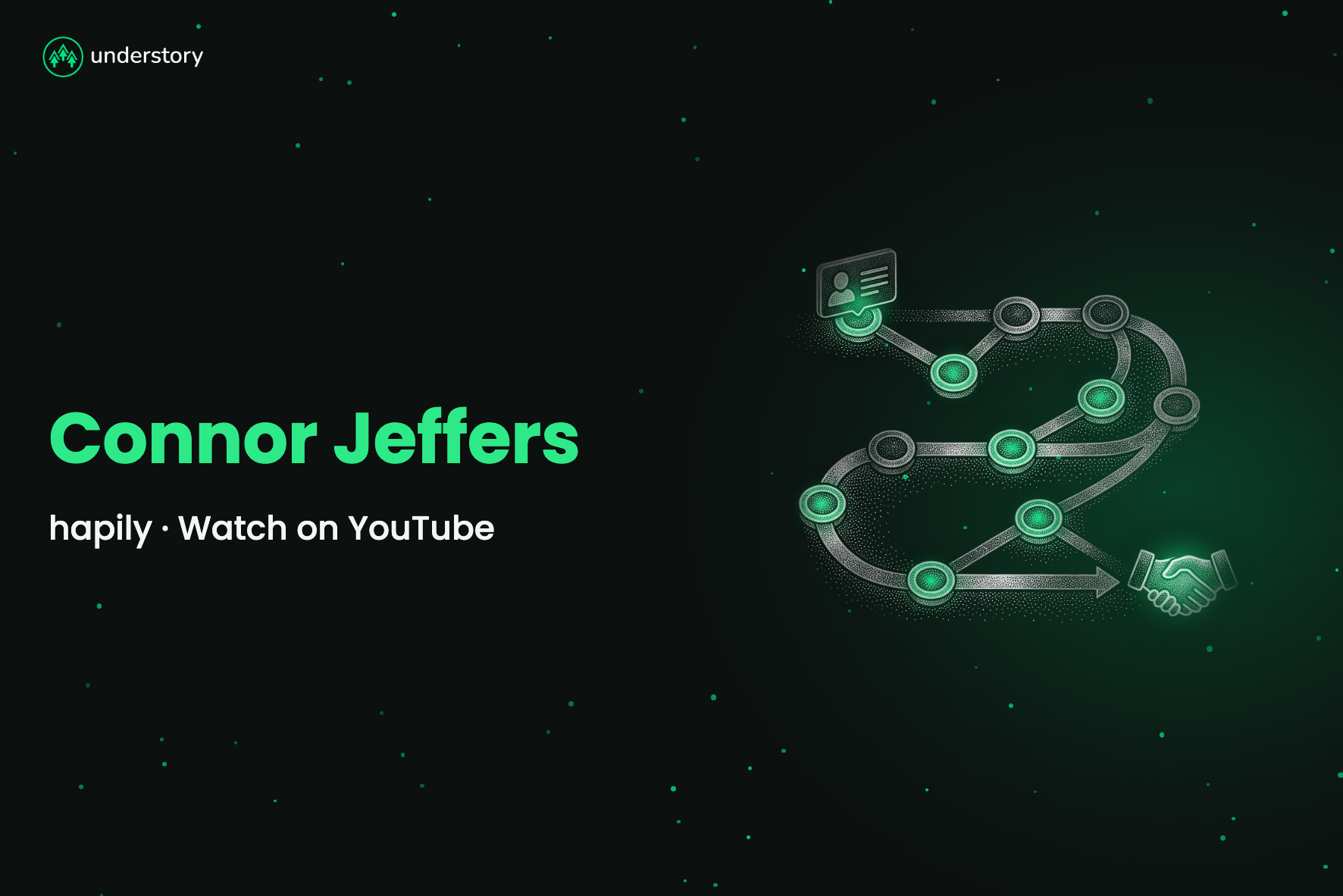 Video card: Connor Jeffers, Founder & CEO at hapily