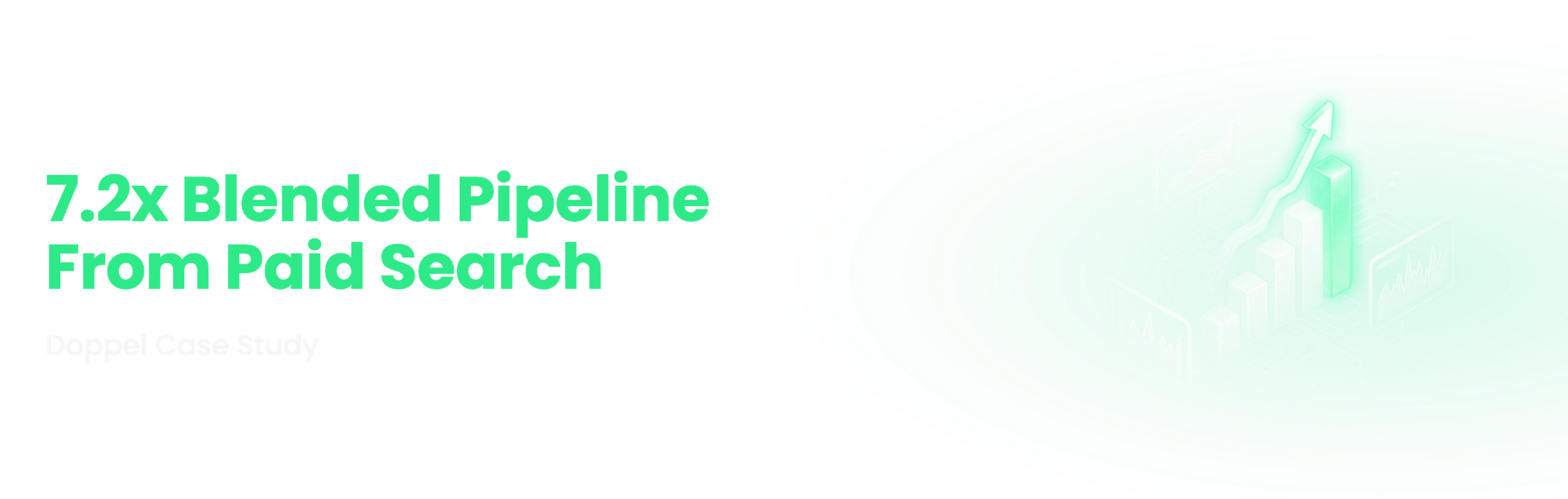 Understory Agency case study banner reading 7.2x Blended Pipeline From Paid Search, Doppel Case Study