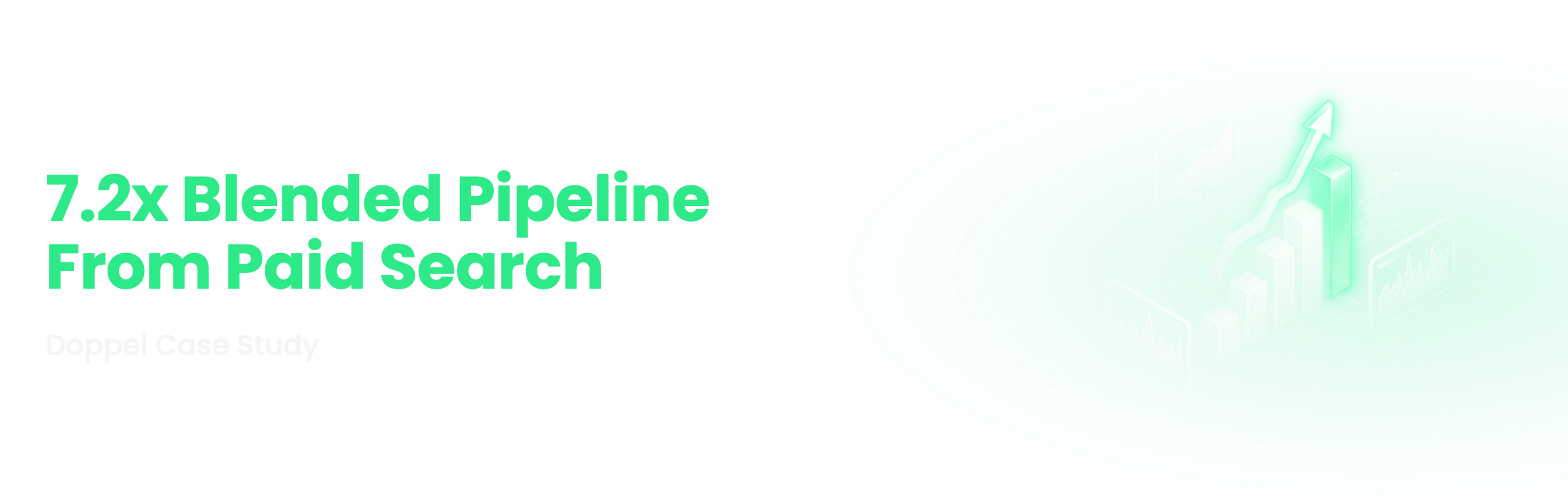 Understory Agency case study banner reading 7.2x Blended Pipeline From Paid Search, Doppel Case Study