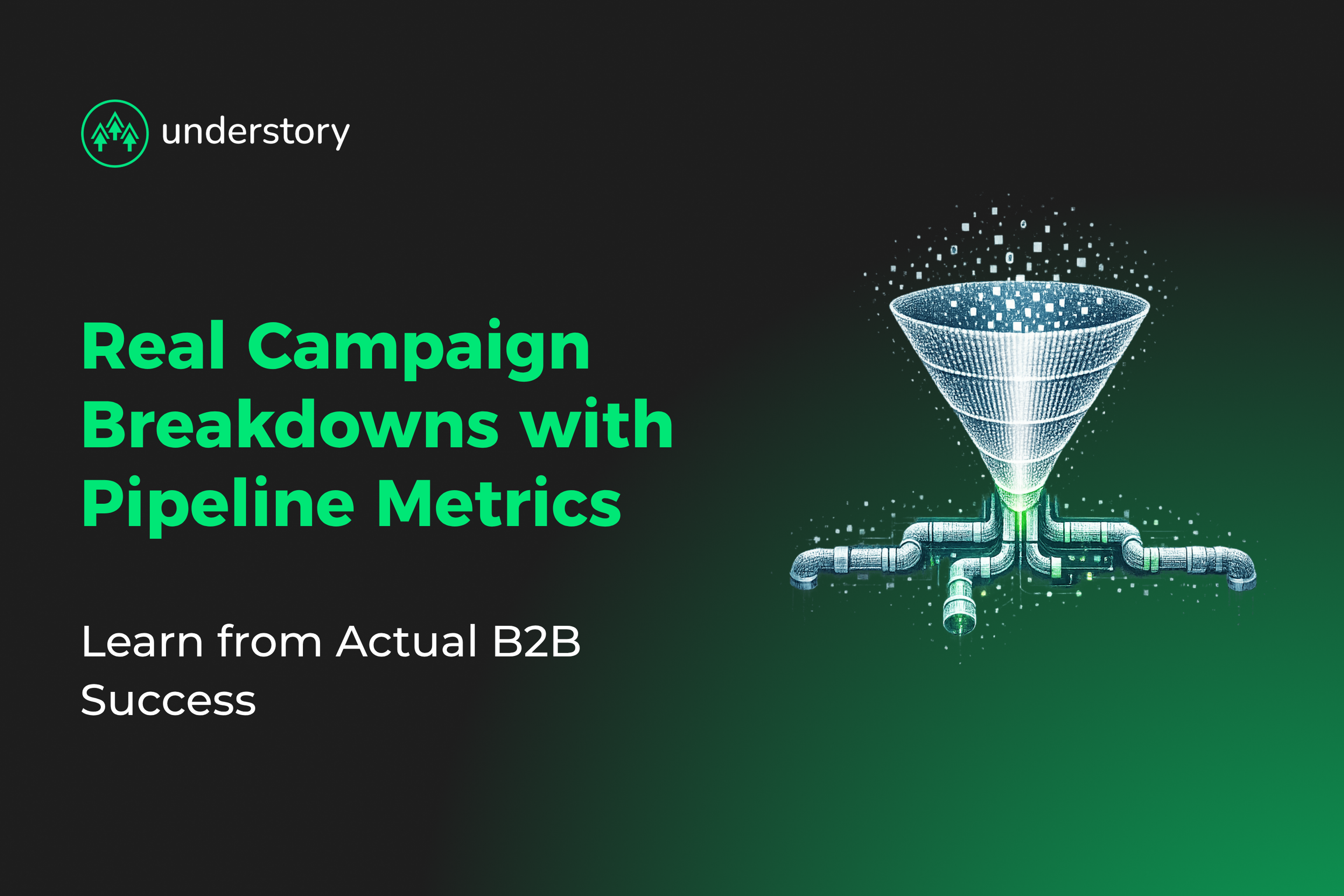 Multiple B2B SaaS marketing campaigns converging into measurable pipeline results through channel coordination