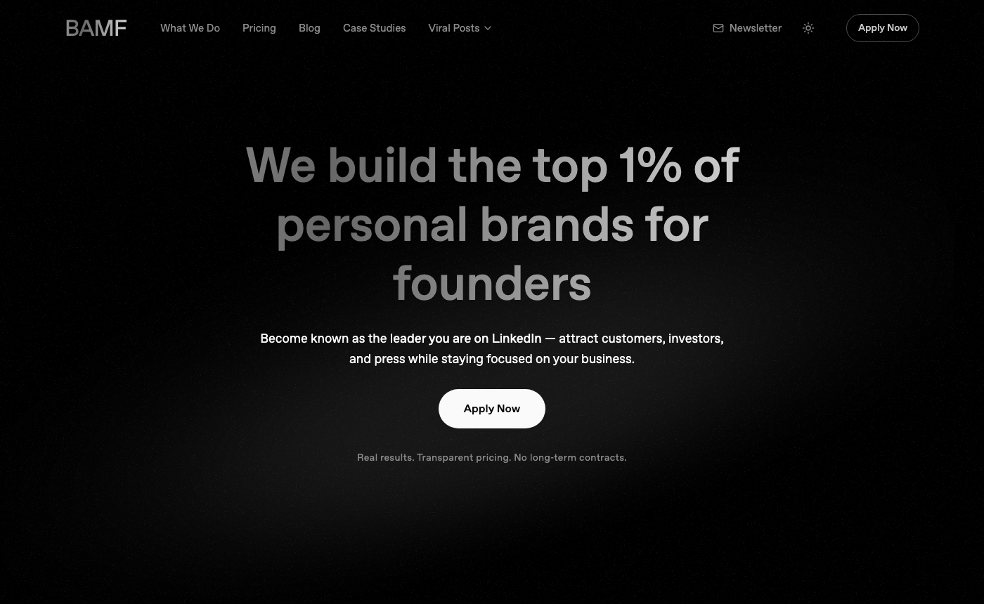 BAMF homepage