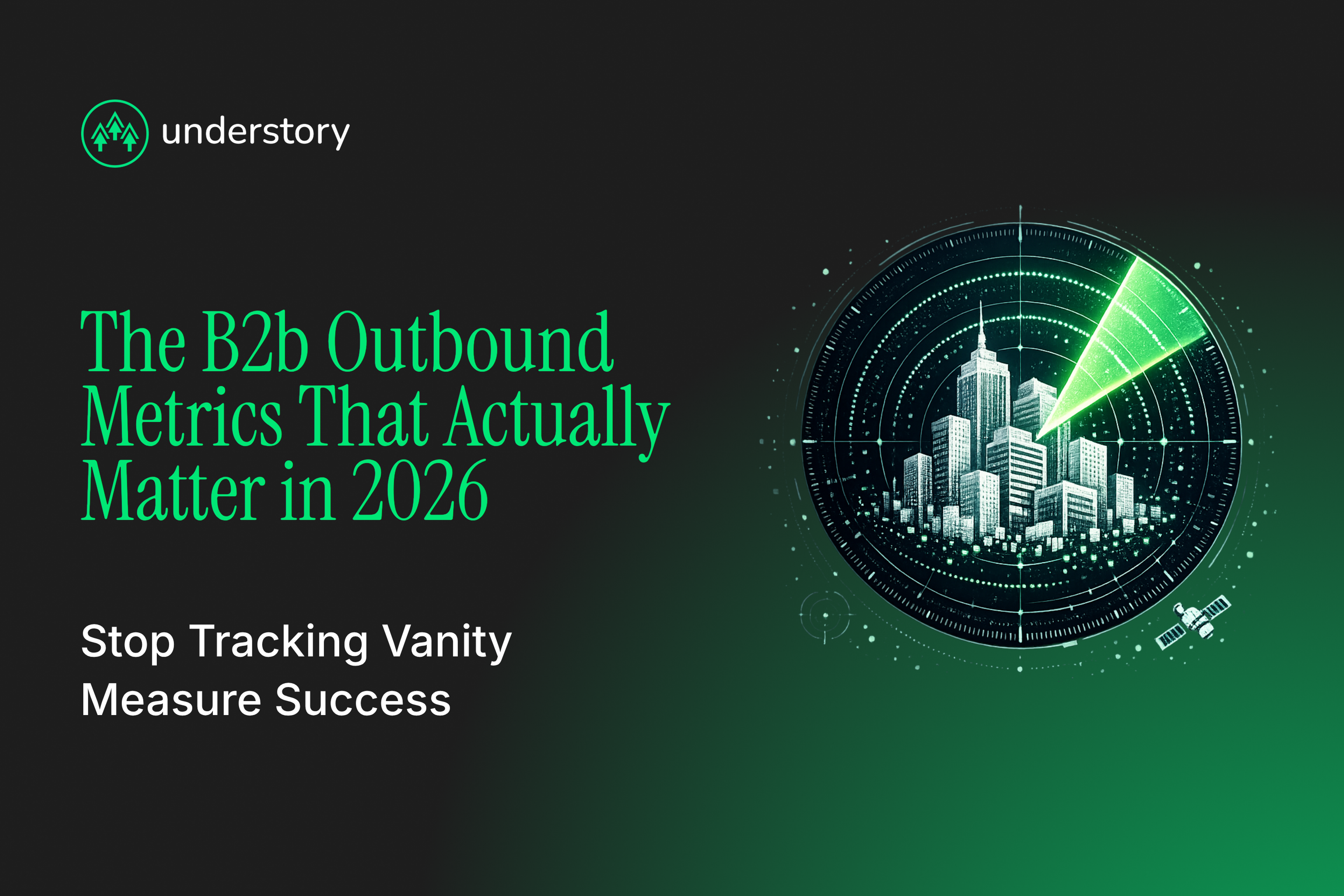 Dashboard showing B2B outbound metrics tracking pipeline influence and revenue attribution in 2026