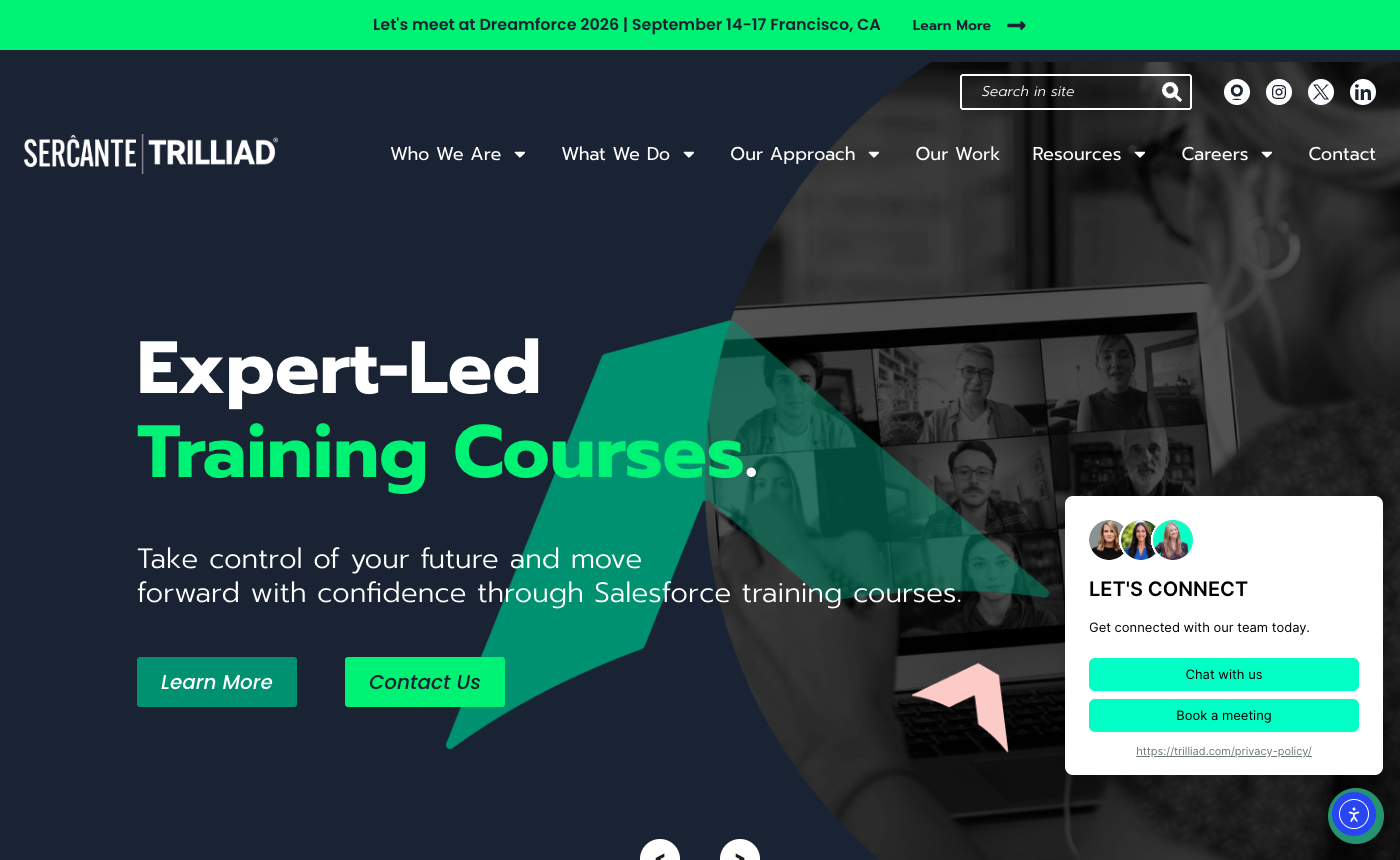 Sercante homepage