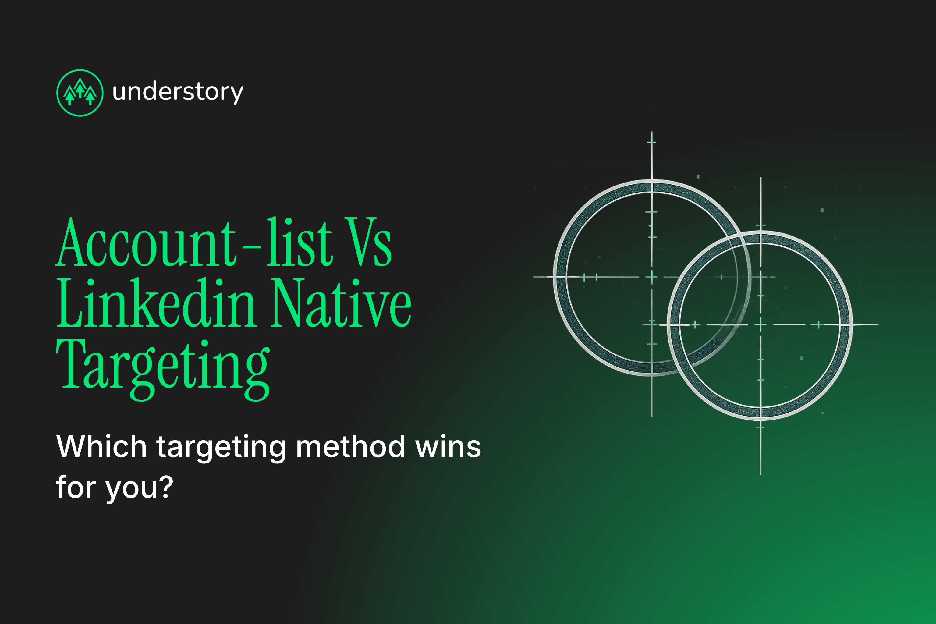 LinkedIn account-list targeting versus native audience targeting comparison for B2B SaaS ads