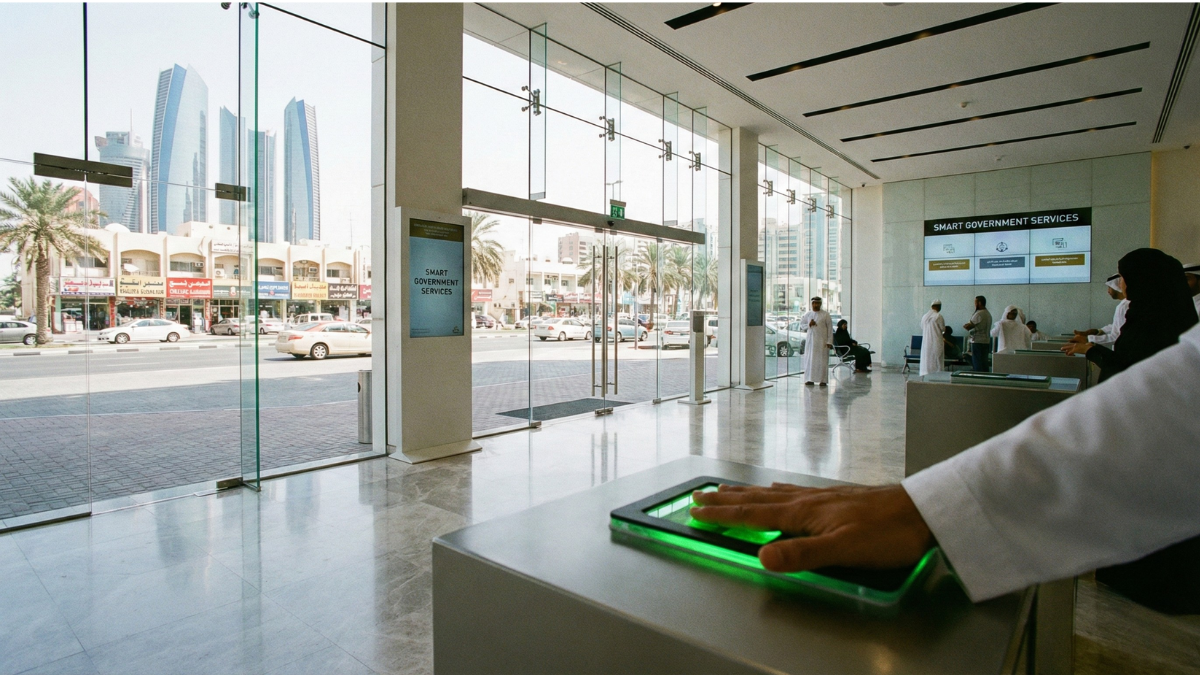 Emirates ID biometrics service center in Abu Dhabi