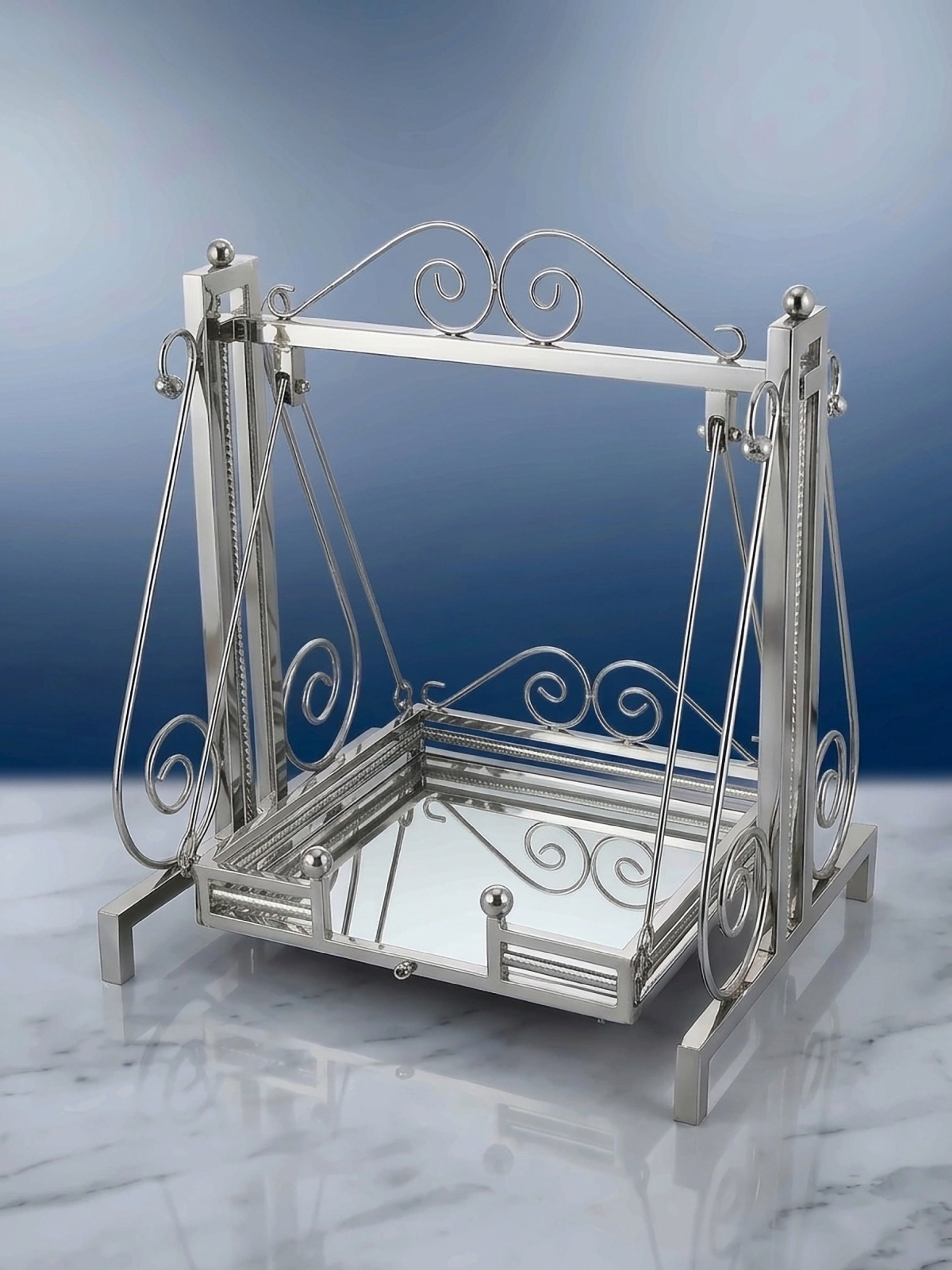 Steel Jhula 20" stainless steel swing