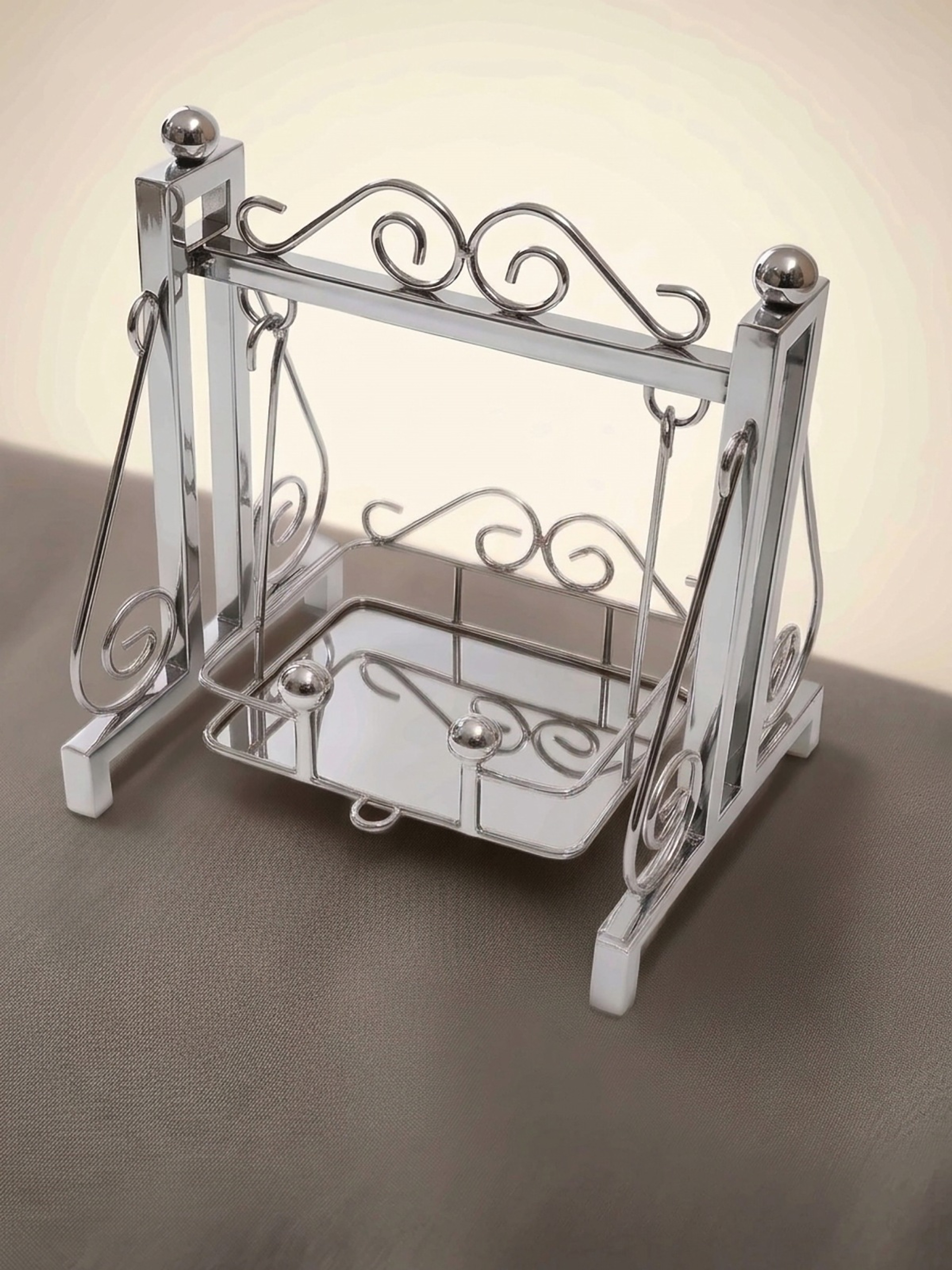 Steel Jhula 10" stainless steel swing