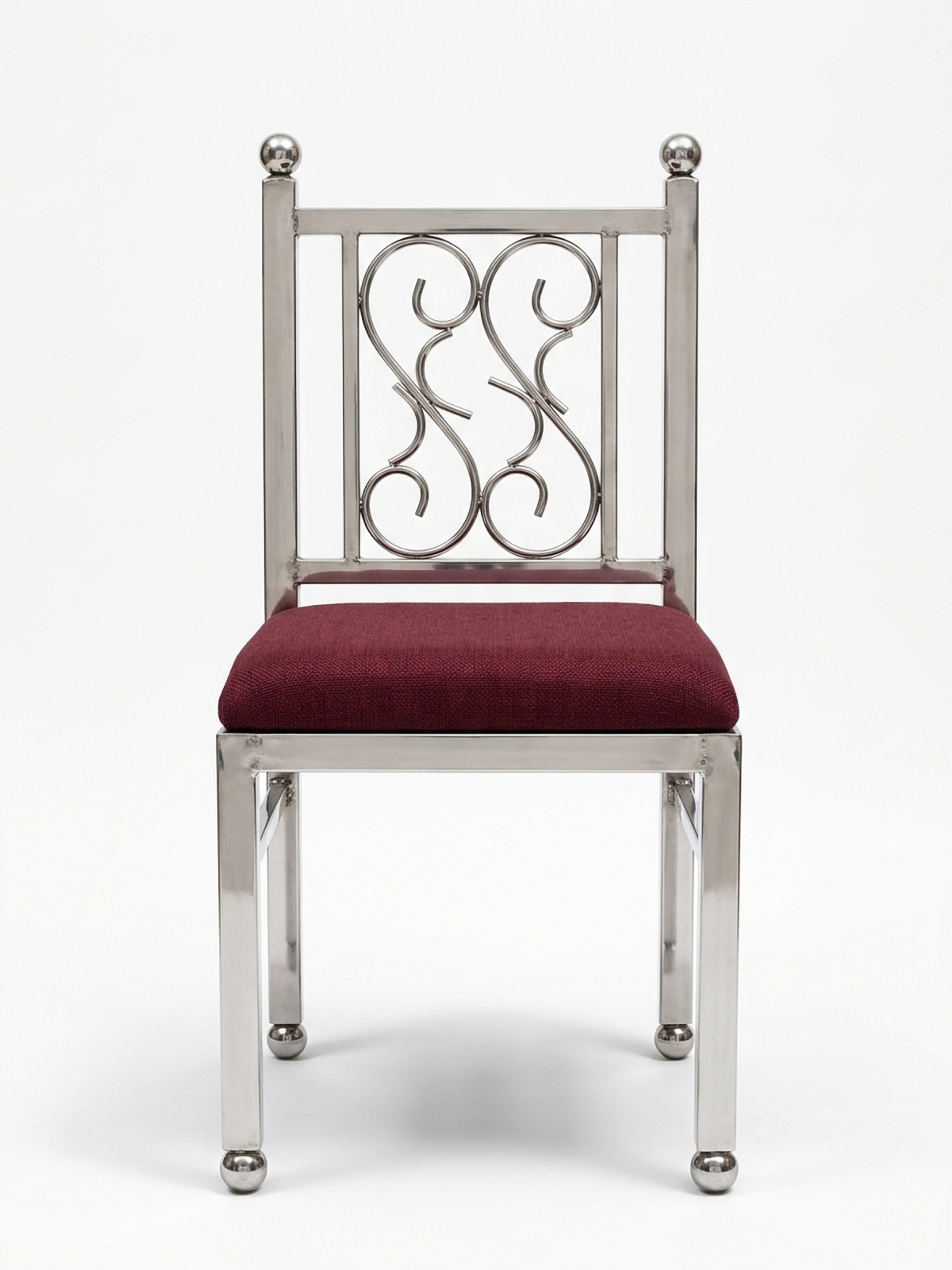 Stainless Steel Dining Chair – Front