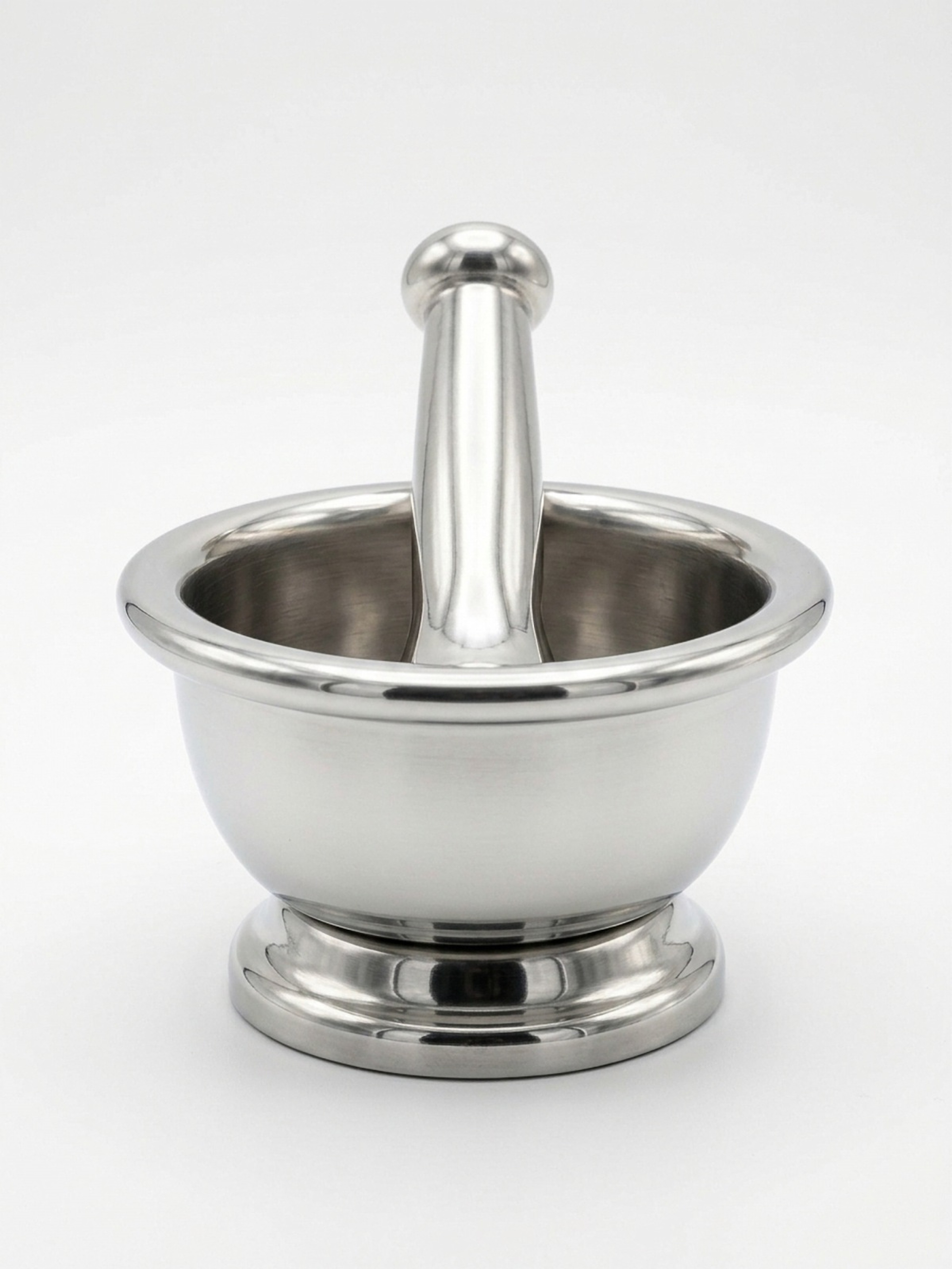 Stainless Steel Kharal (Mortar & Pestle) – Side