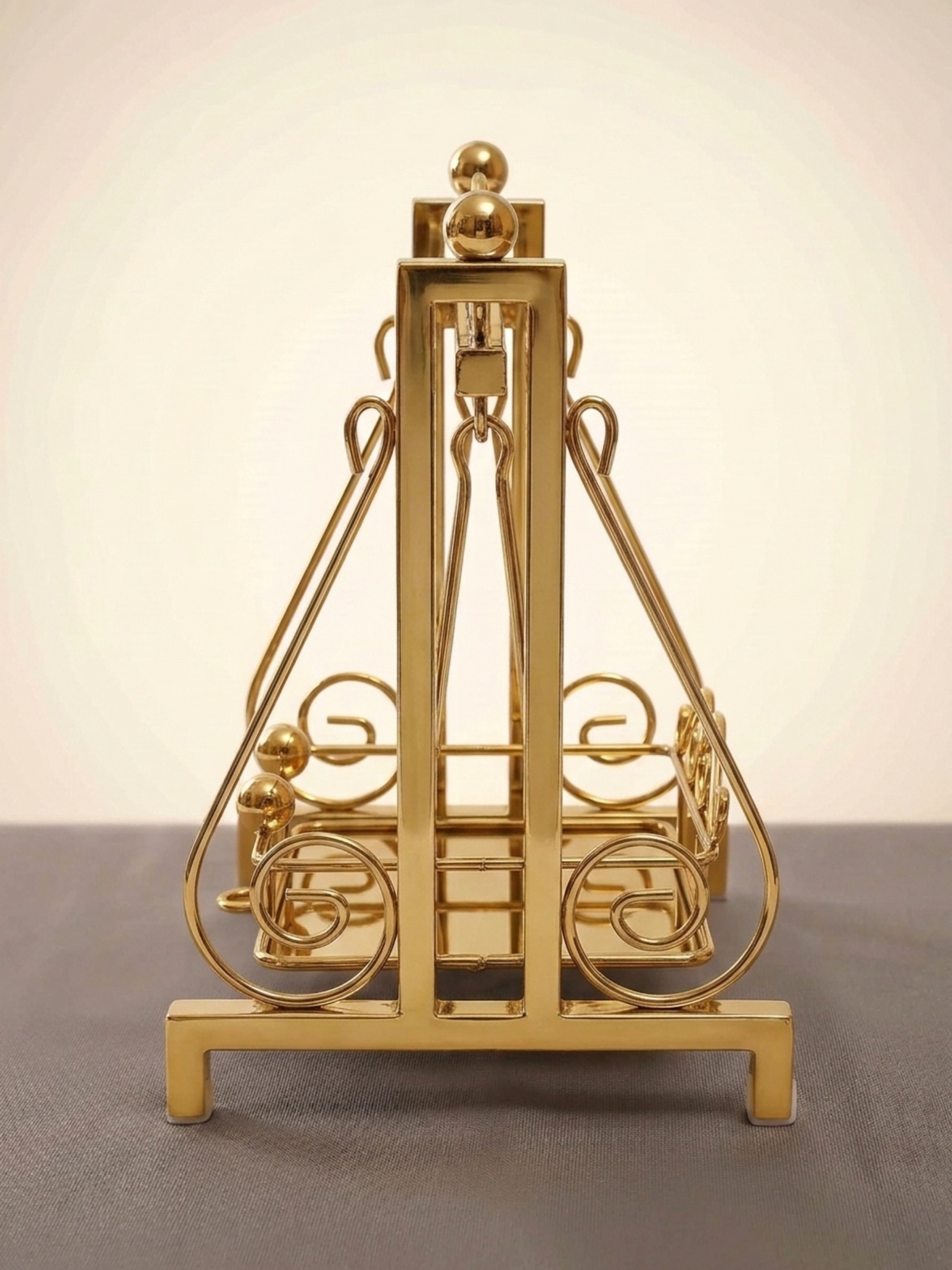 Gold Jhula 10" stainless steel swing – Right side