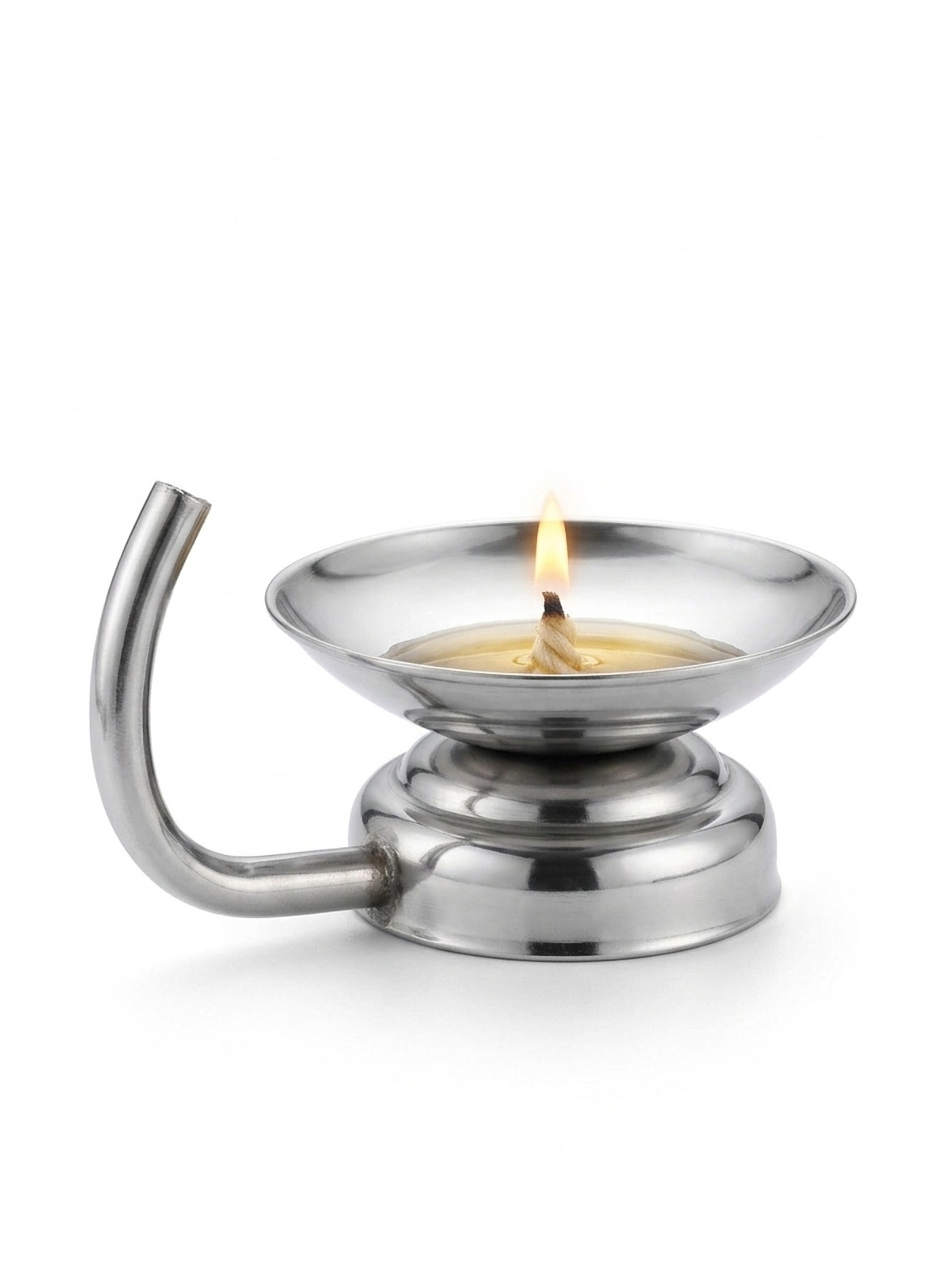 Stainless Steel Deepak (Diya) – Side