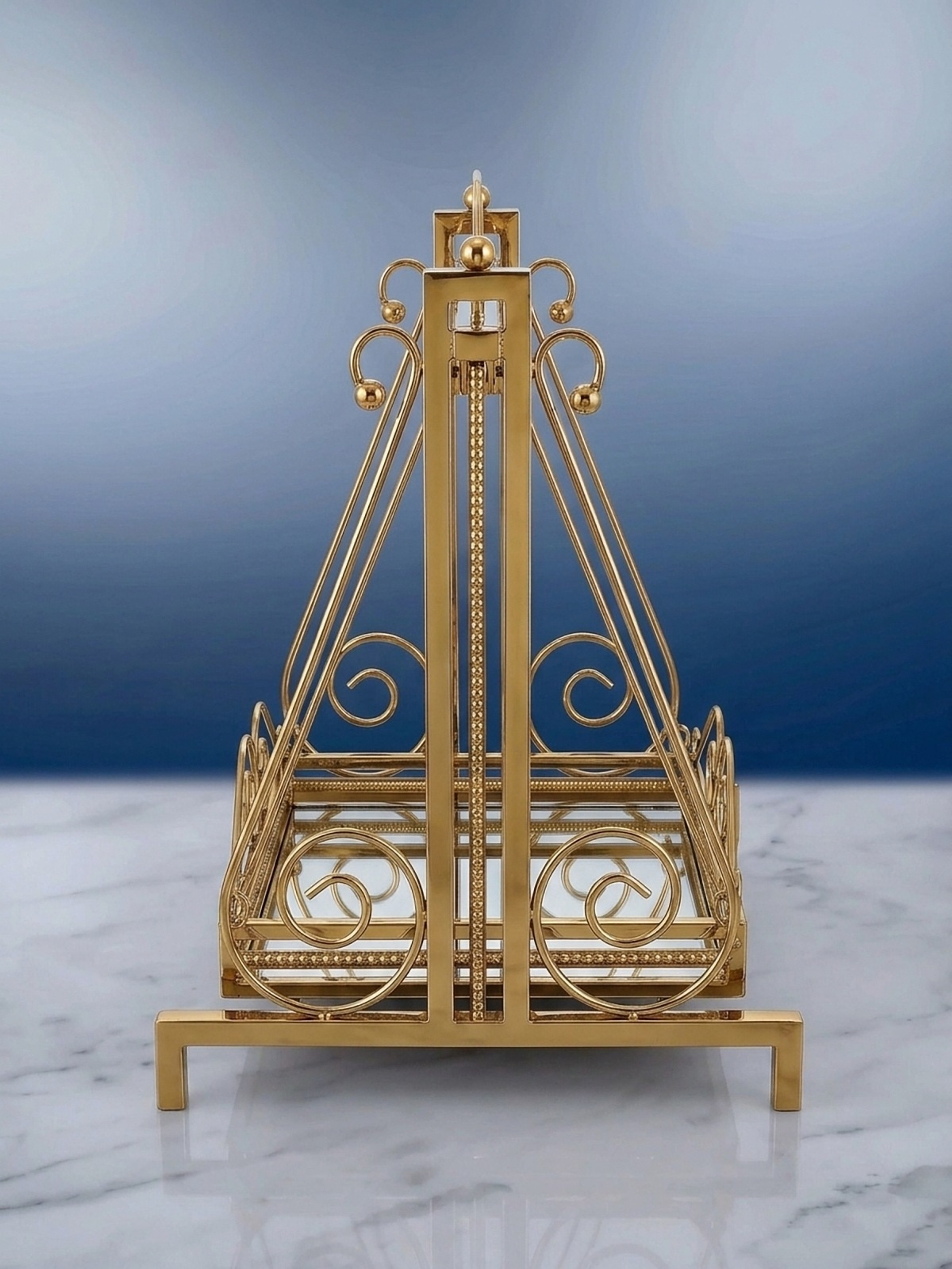 Gold Jhula 20" stainless steel swing – Right side