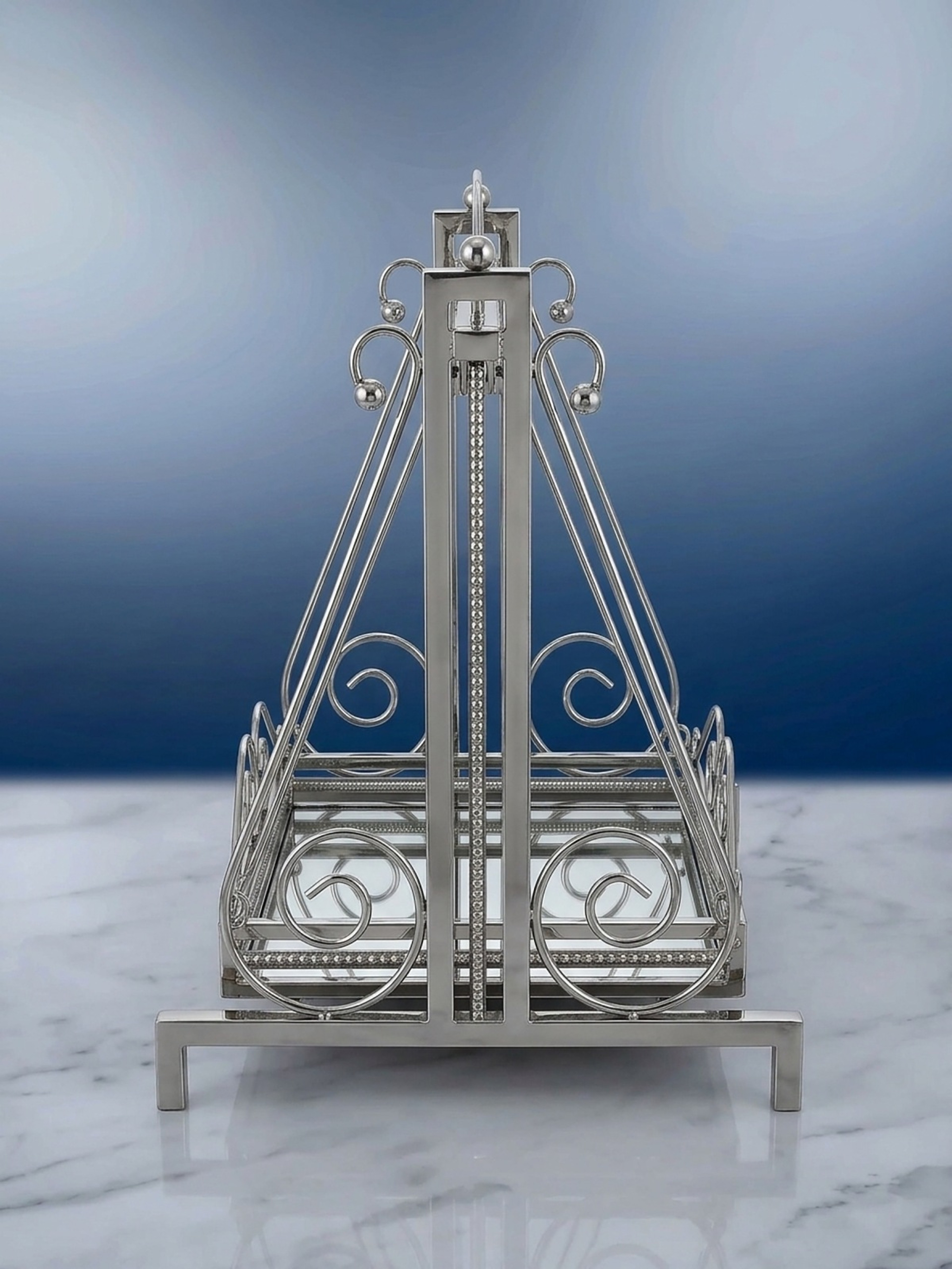 Steel Jhula 20" stainless steel swing – Right side