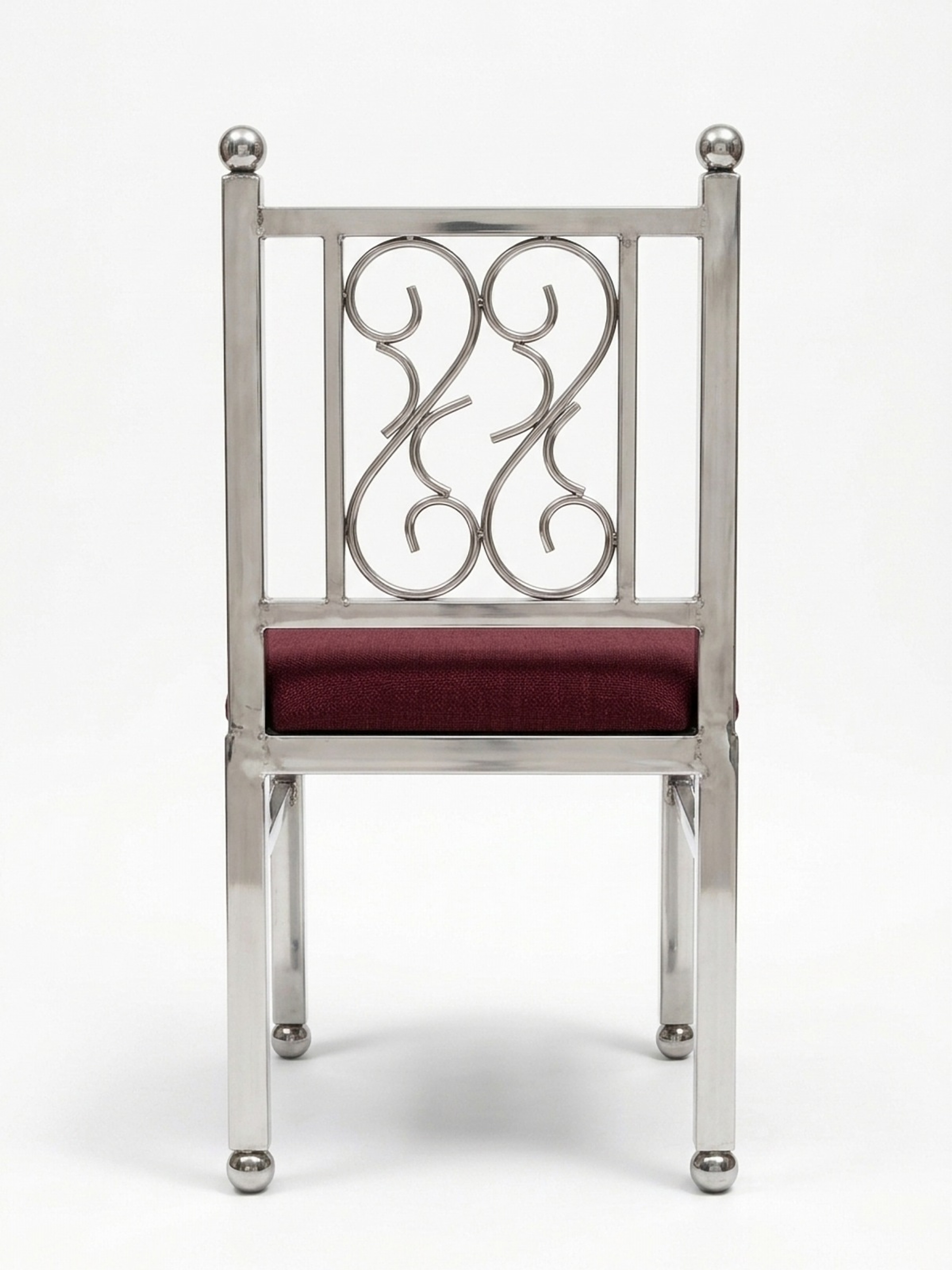 Stainless Steel Dining Chair – Back