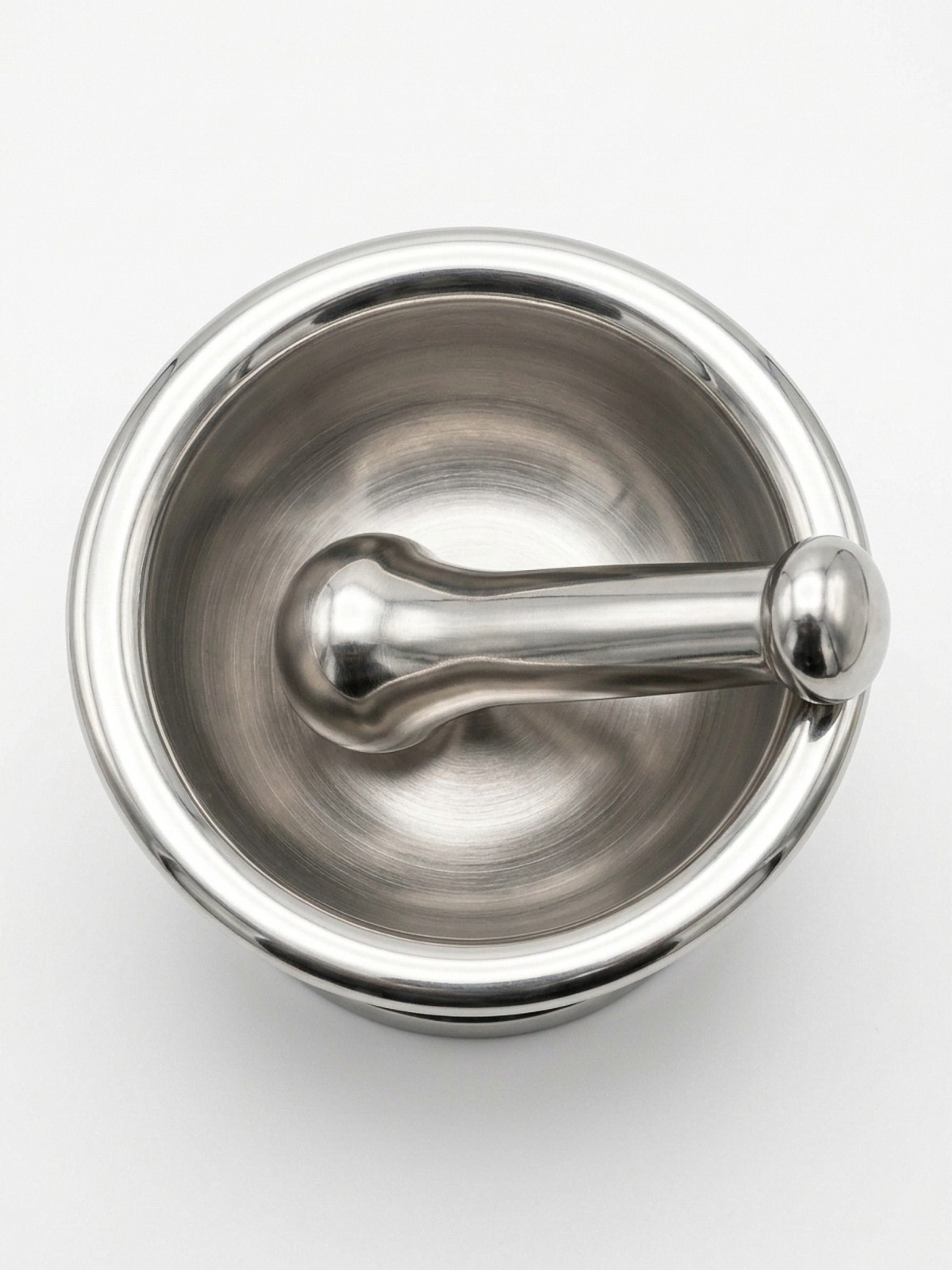 Stainless Steel Kharal (Mortar & Pestle) – Top