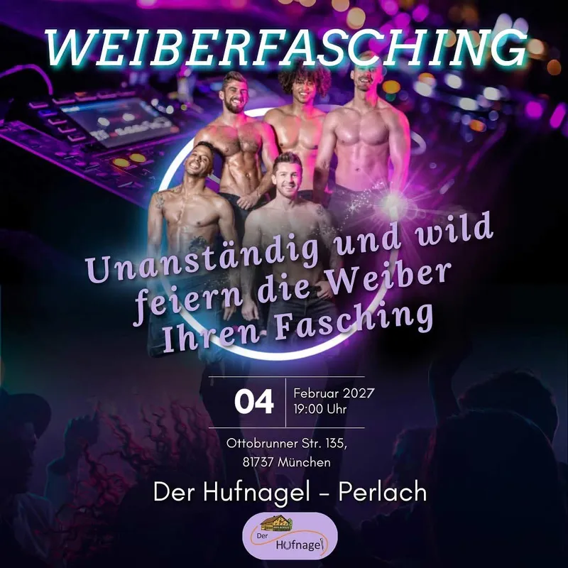 Weiberfasching bei uns am unsinnigen Donnerstag 04. Februar 2027 ab 19 Uhr