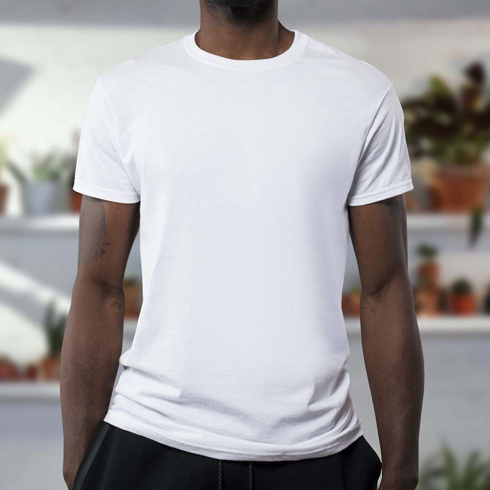 Men's Heathered Crew Neck Tee