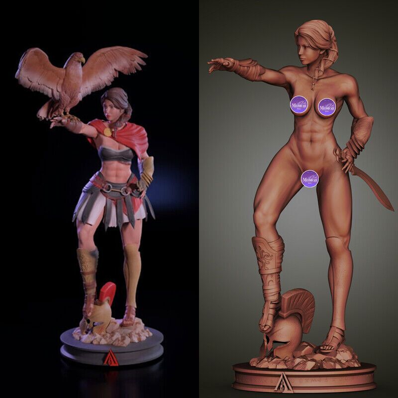 Kassandra Statue | Assassin's Creed Fan Art by Momoji3d