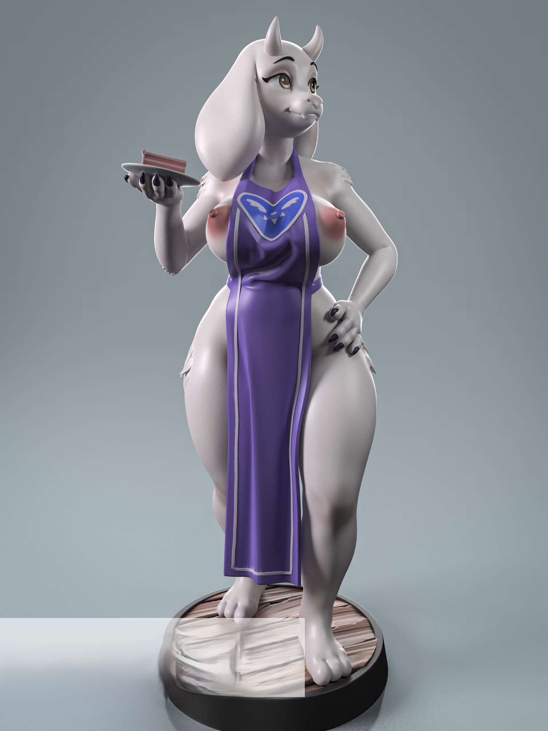 Toriel Goat Statue | Undertale Fanart von Anyonensfw SFW,NSFW 3d printed,3d printed statue,nsfw statue,Toriel Goat Statue,Undertale Statue