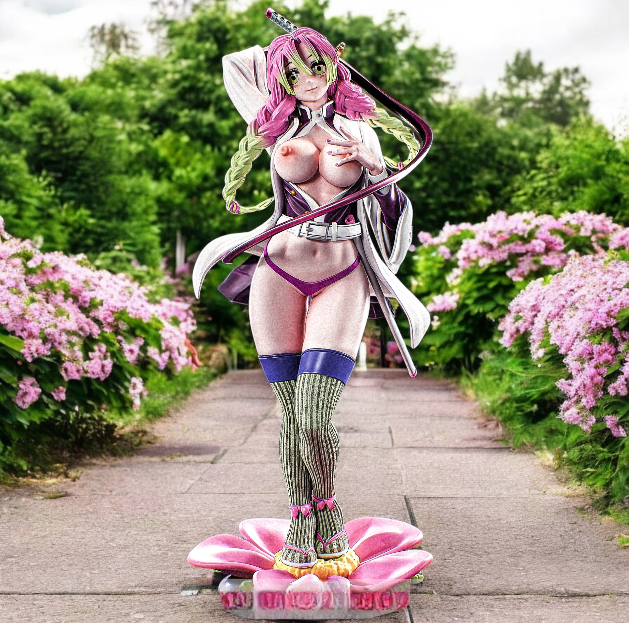 Mitsuri Kanroji Statue | Demon Slayer Fan Art by PEACHFIGURE image