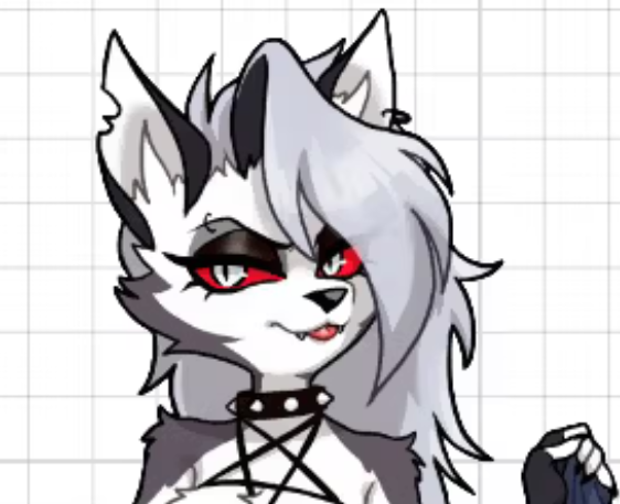 Loona v2 Sticker | Helluva Boss Vinyl Sticker SFW furry sticker,Helluva Boss sticker,sfw sticker,loona sticker,stickers