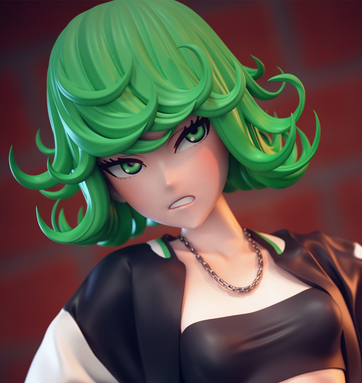 Tatsumaki Statue | One-Punch Man Fan Art by EggmaStudios SFW,NSFW 3d printed statue,3d printed,3d printed figure,One-Punch Man Statue,Tatsumaki Statue,nsfw statue