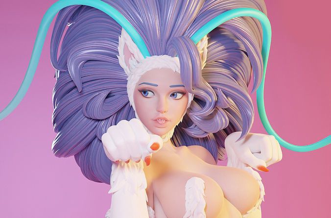 Felicia Statue | Darkstalkers Fan Art by E.S Monster SFW,NSFW null