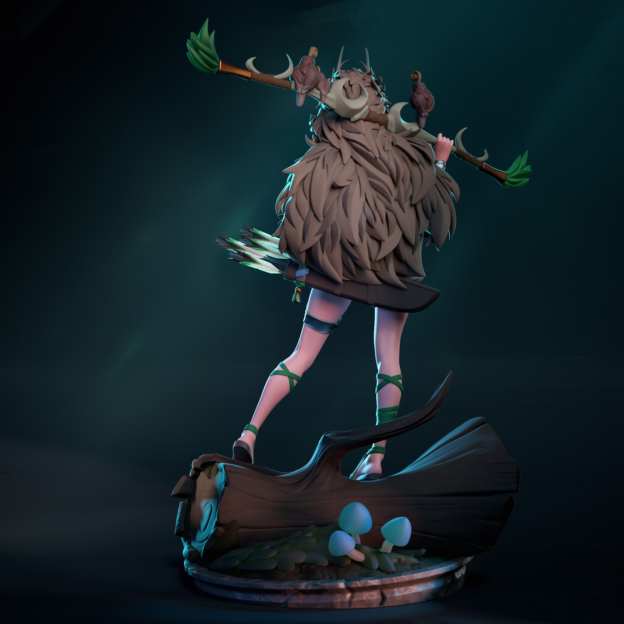 Artemis Statue | Hades Fan Art by Bulkamancer SFW 3d printed statue,3d printed,Artemis Statue,3d printed figure,Hades statue