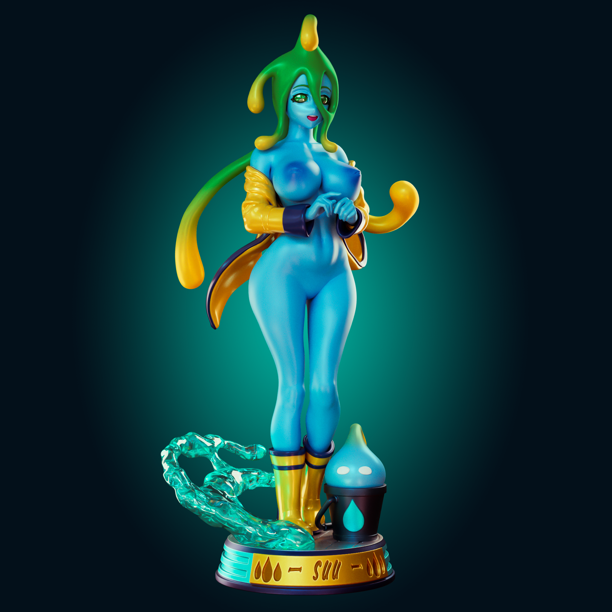 Suu Statue | Monster Musume Fan Art by Officer Rhu image