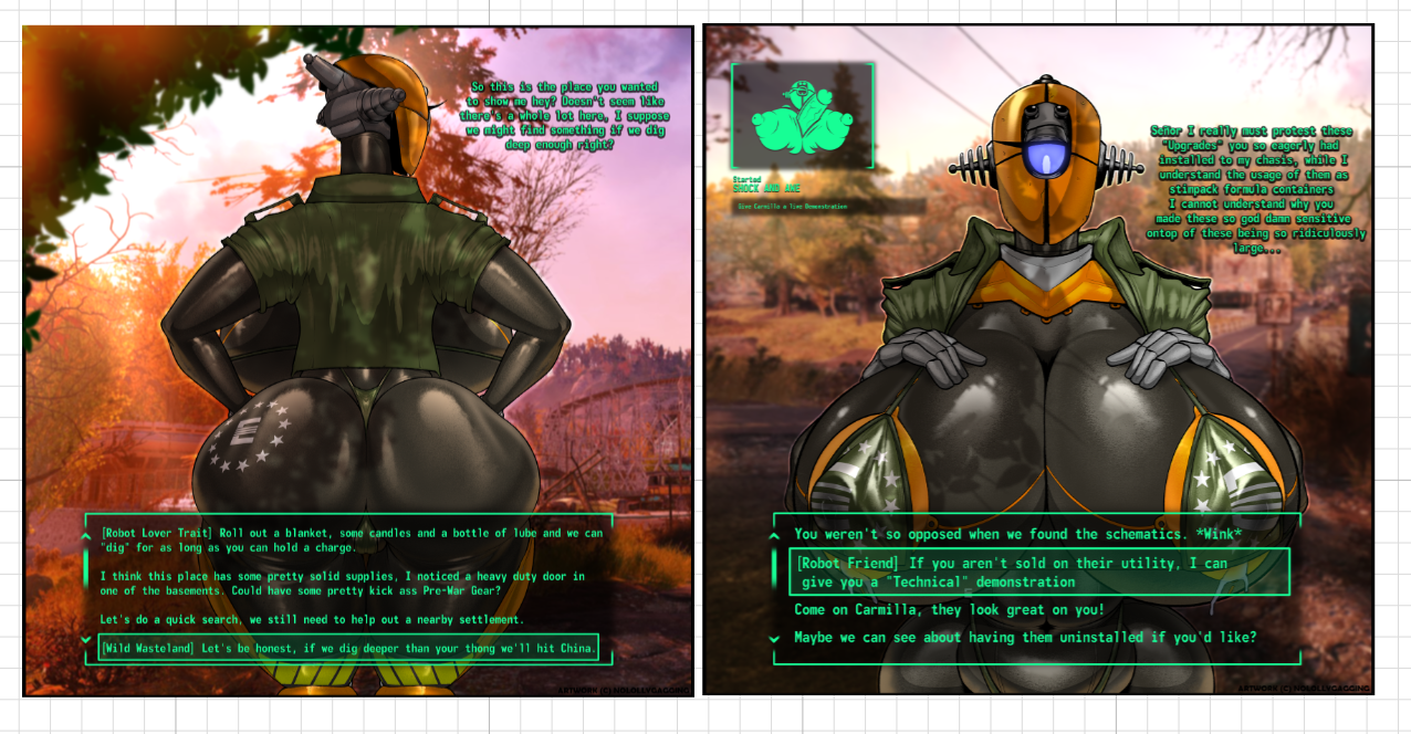 Two Assaultron Sticker | Fallout Vinyl Sticker SFW furry sticker,sfw sticker,stickers,fallout,assaultron