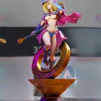 Statua Dark Magician Girl | Yu-Gi-Oh! Fan art di 3Dmoonn SFW,NSFW 3d printed,3d printed statue,Dark Magician Girl Statue,Yu-Gi-Oh! statue,nsfw statue