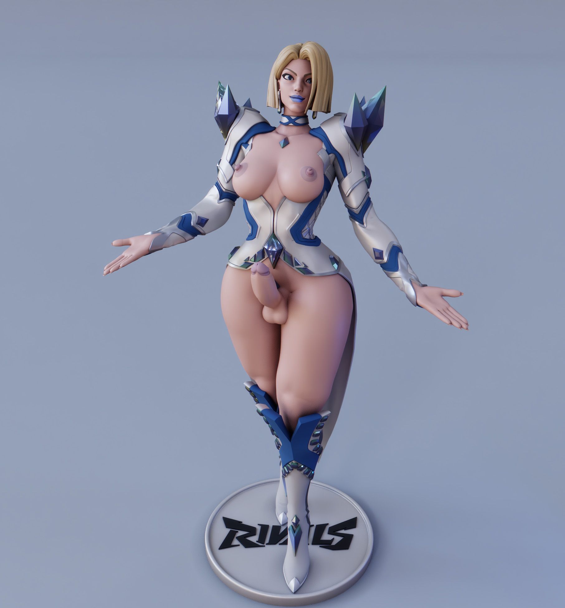 Emma Frost Statue | Marvel Rivals Fan Art by FunserviceSTL SFW,NSFW,Futa 3d printed statue,nsfw statue,Emma Frost statue,Marvel Rivals,3d printed figure,3d printed,futa figurines,futanari figurines,futanari statue,futa statue