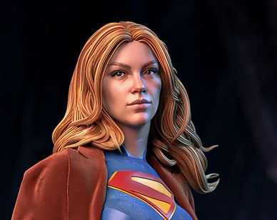 Supergirl Woman of Tomorrow Statue | DC Fan Art by VX-Labs SFW,NSFW 3d printed,3d printed statue,nsfw statue,Supergirl statue,dc statue